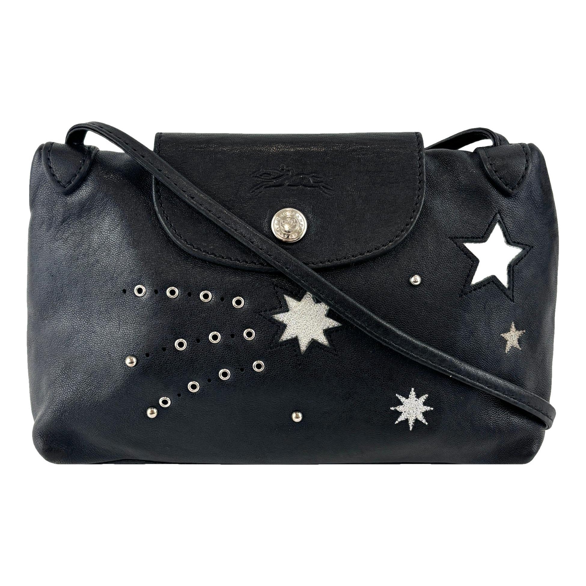 Pliage leather crossbody bag