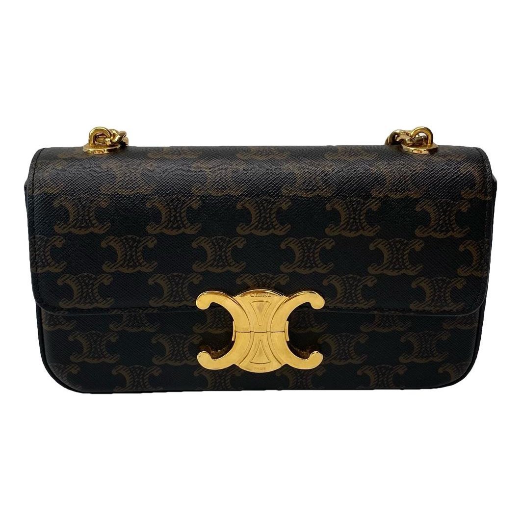 Triomphe leather handbag