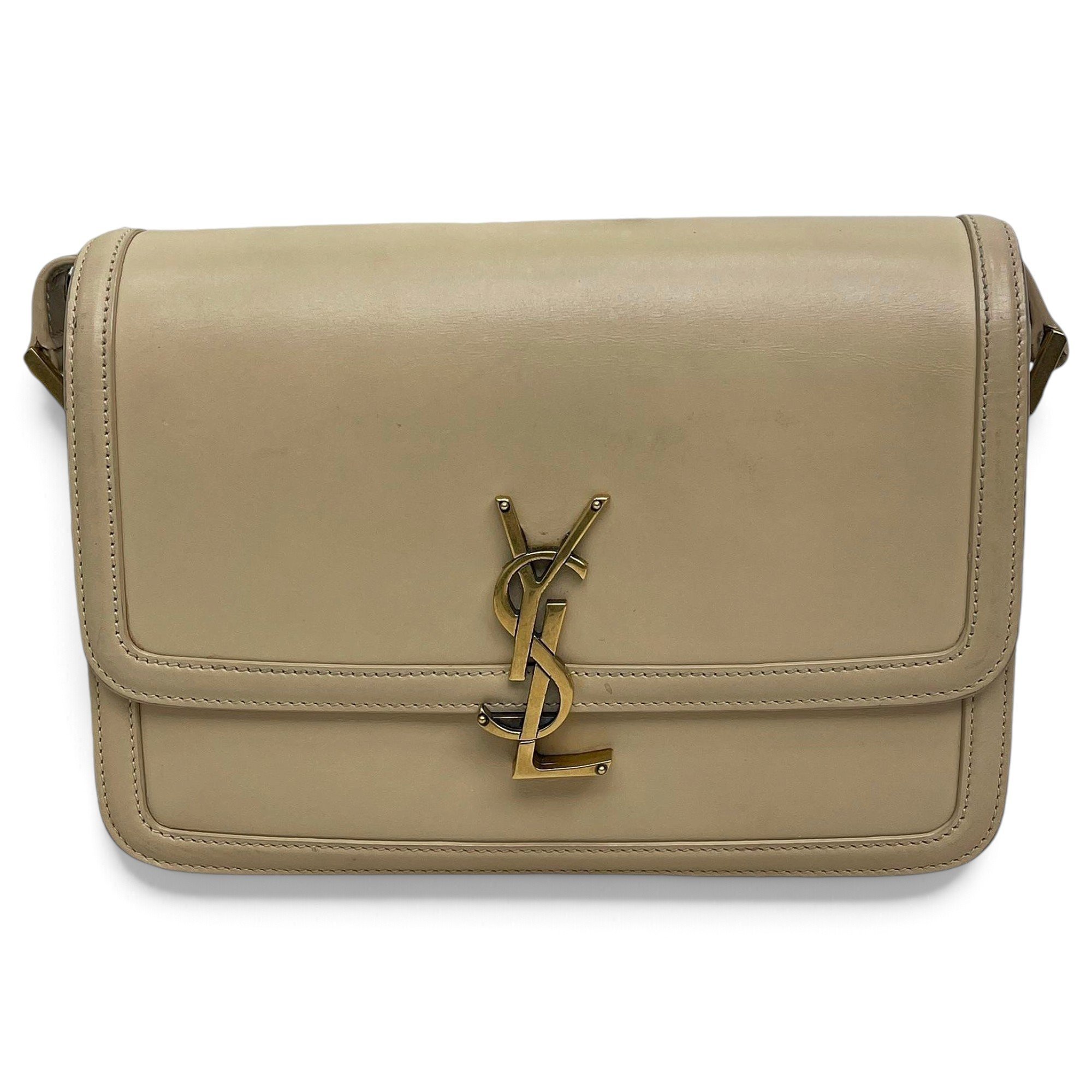 Solférino leather handbag