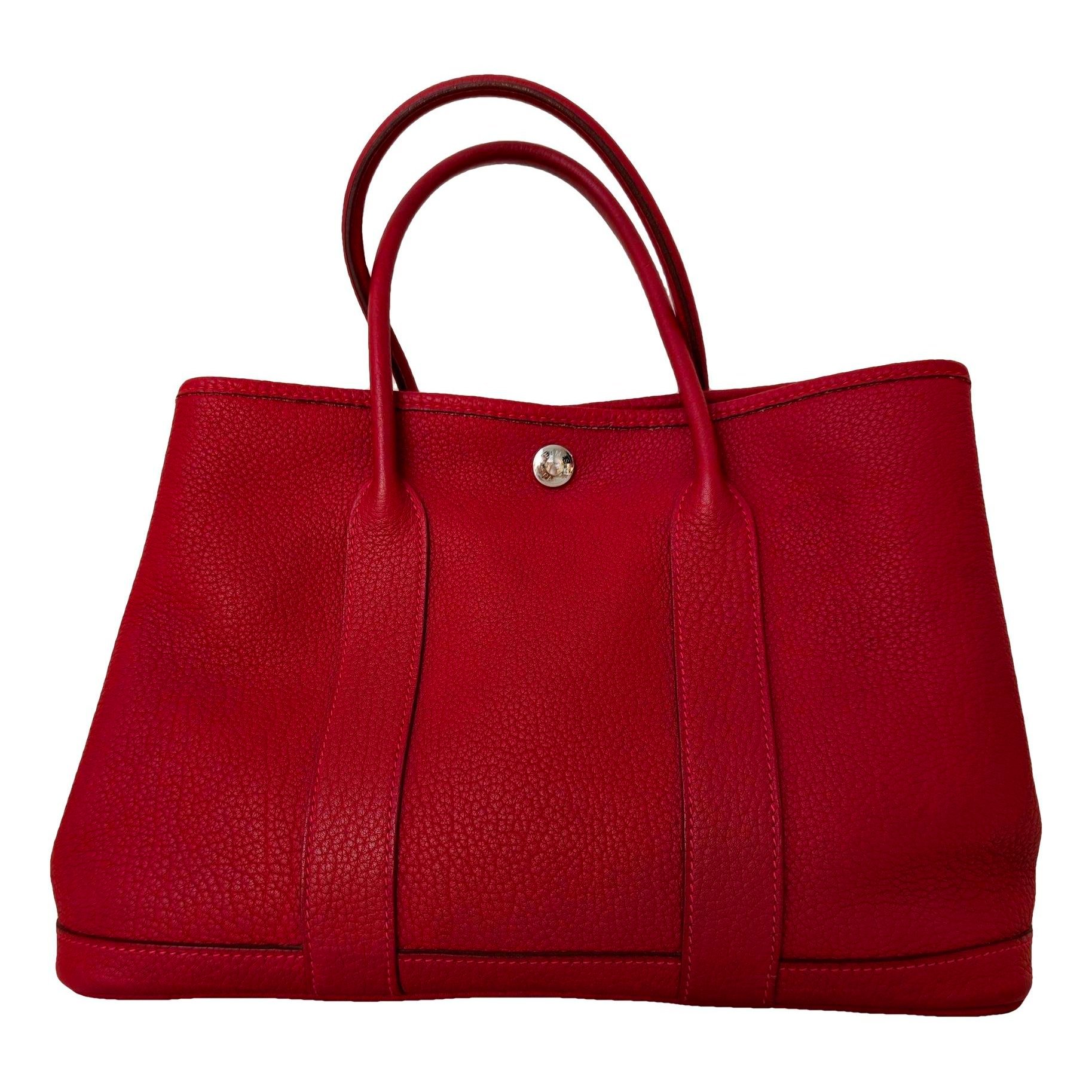 Garden Party leather handbag