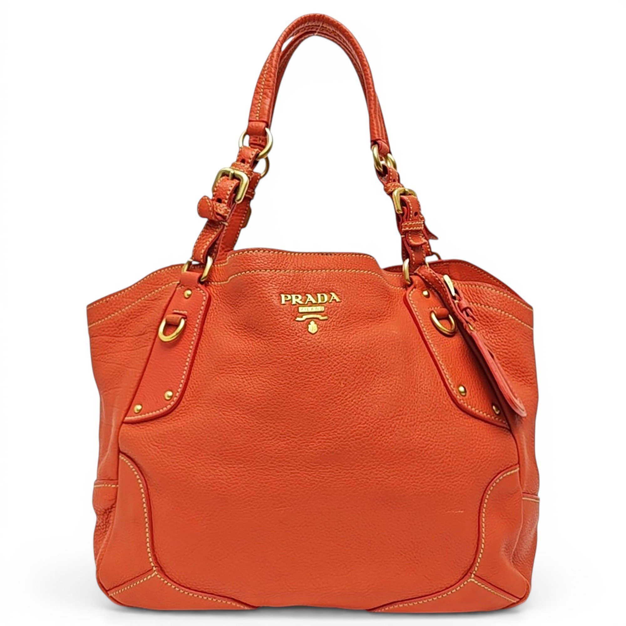 Arqué leather handbag
