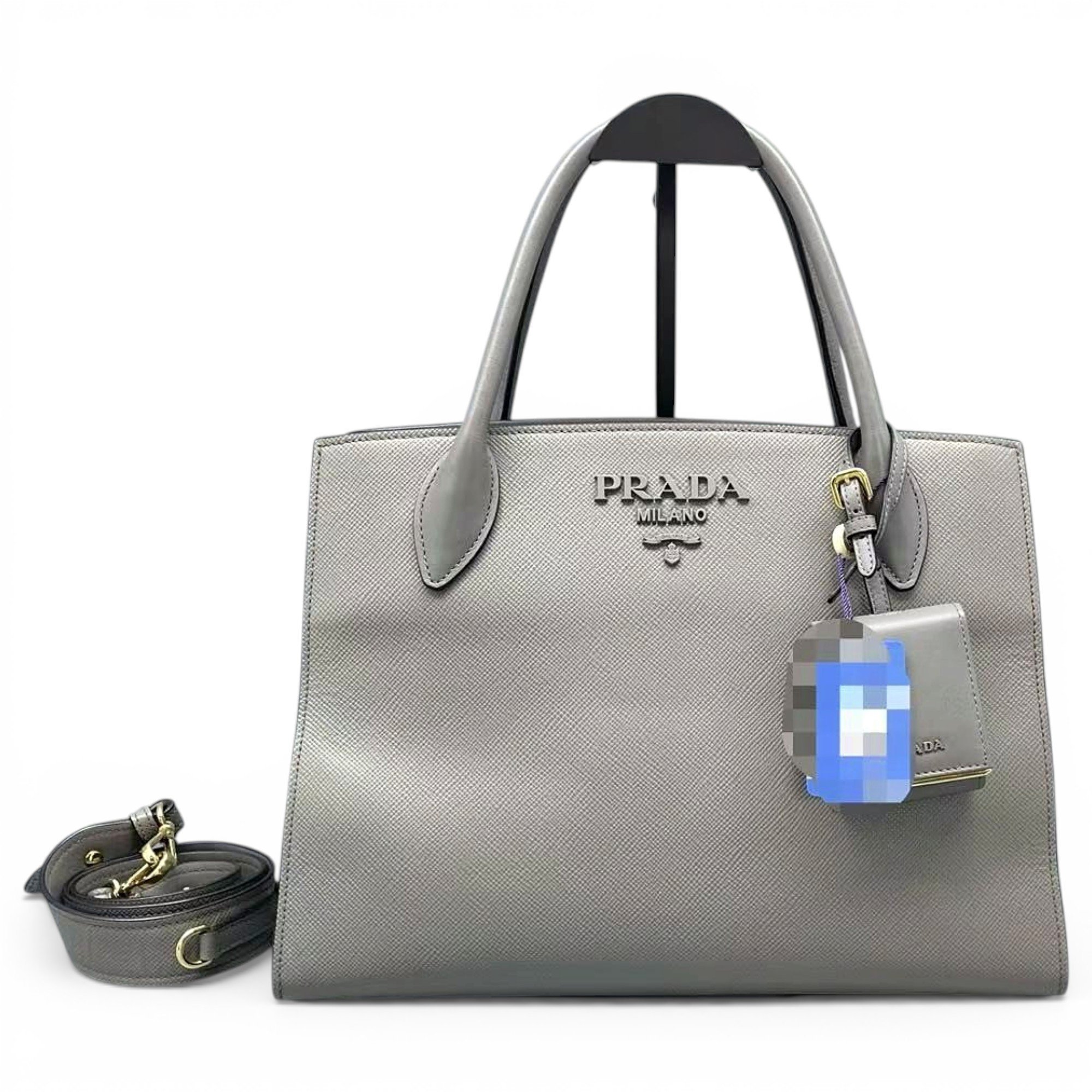 Prada Monochrome leather handbag