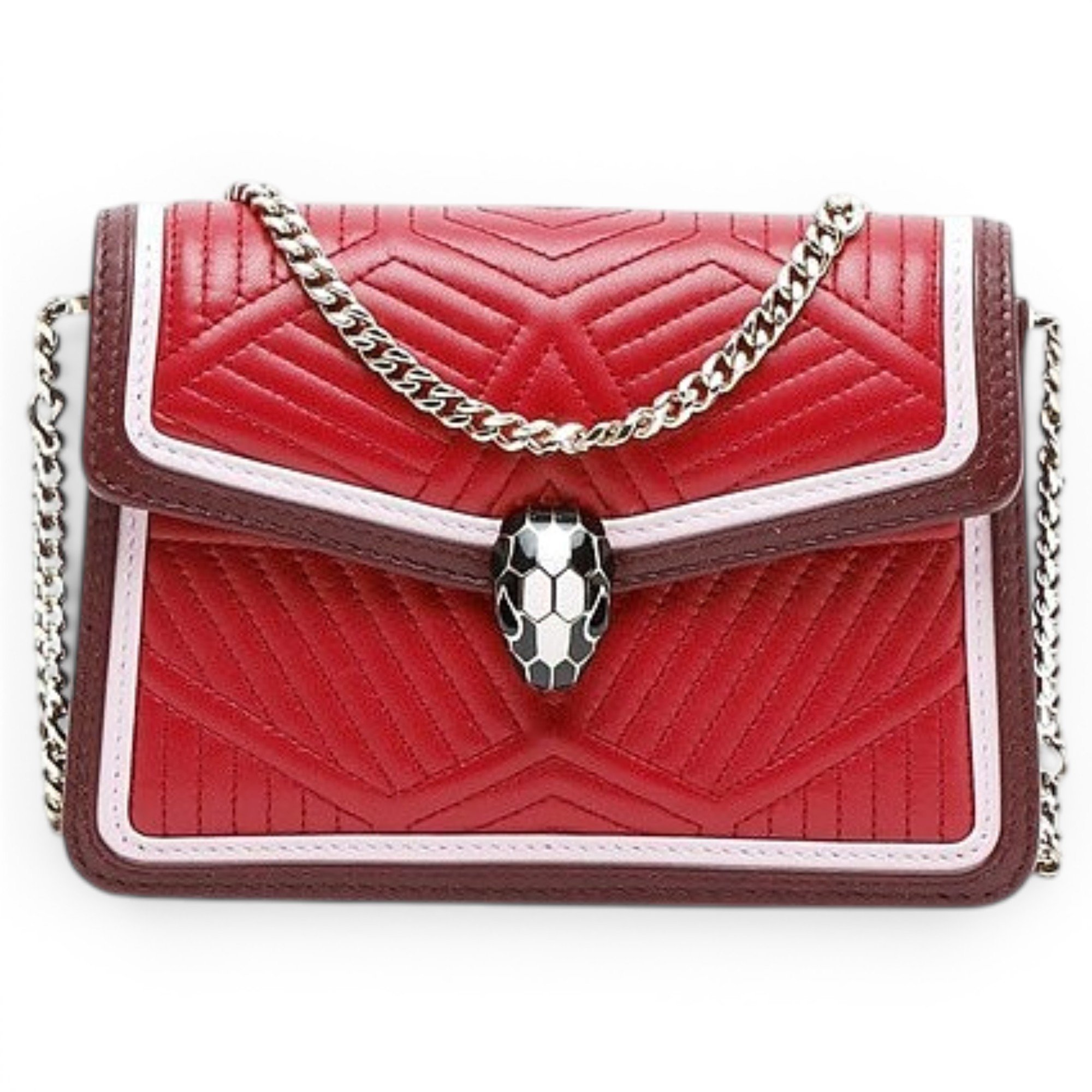 Bvlgari Serpenti leather handbag