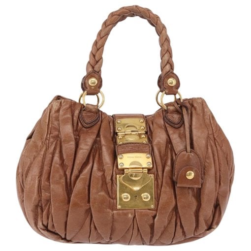 Miu Miu Coffer leather handbag