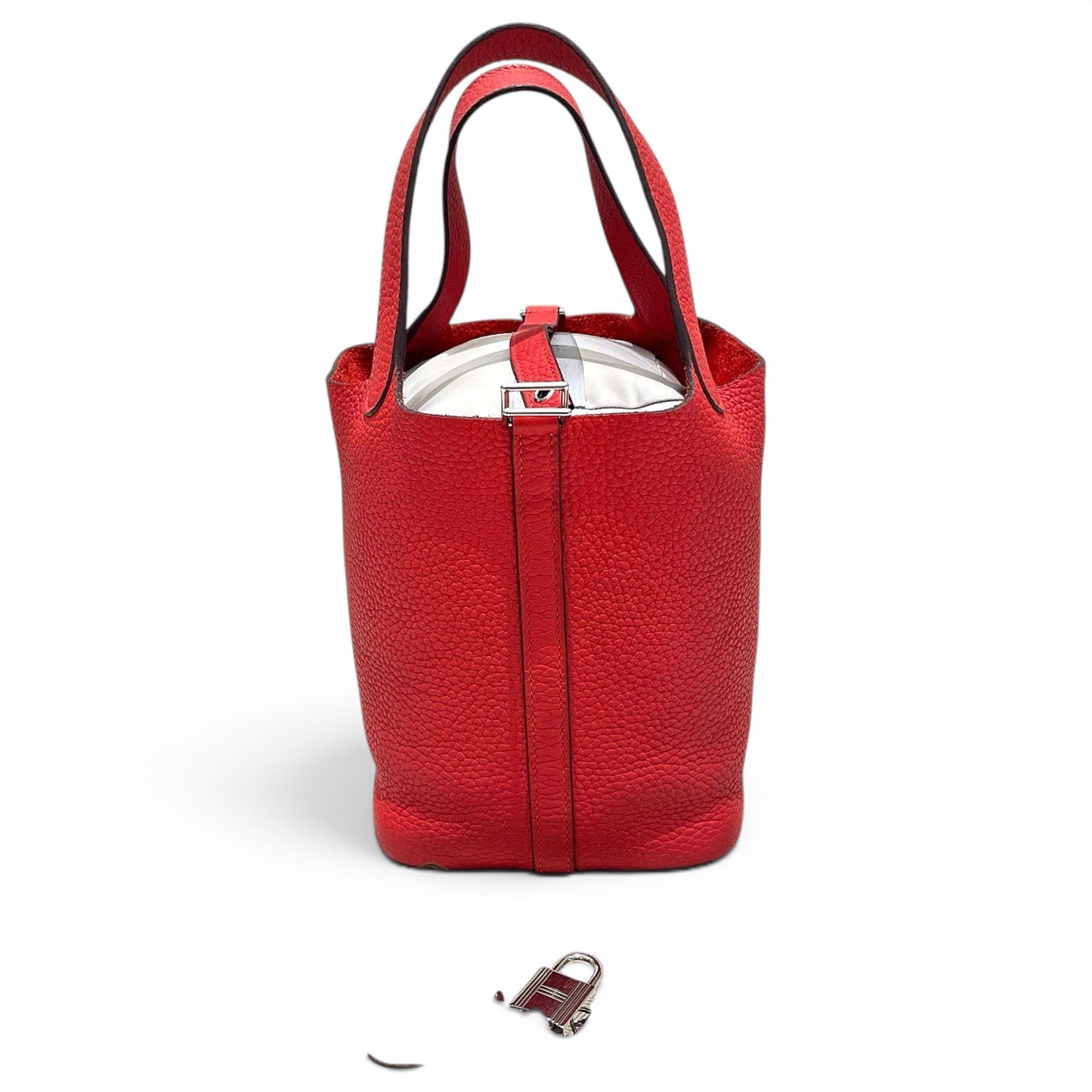 Picotin leather handbag