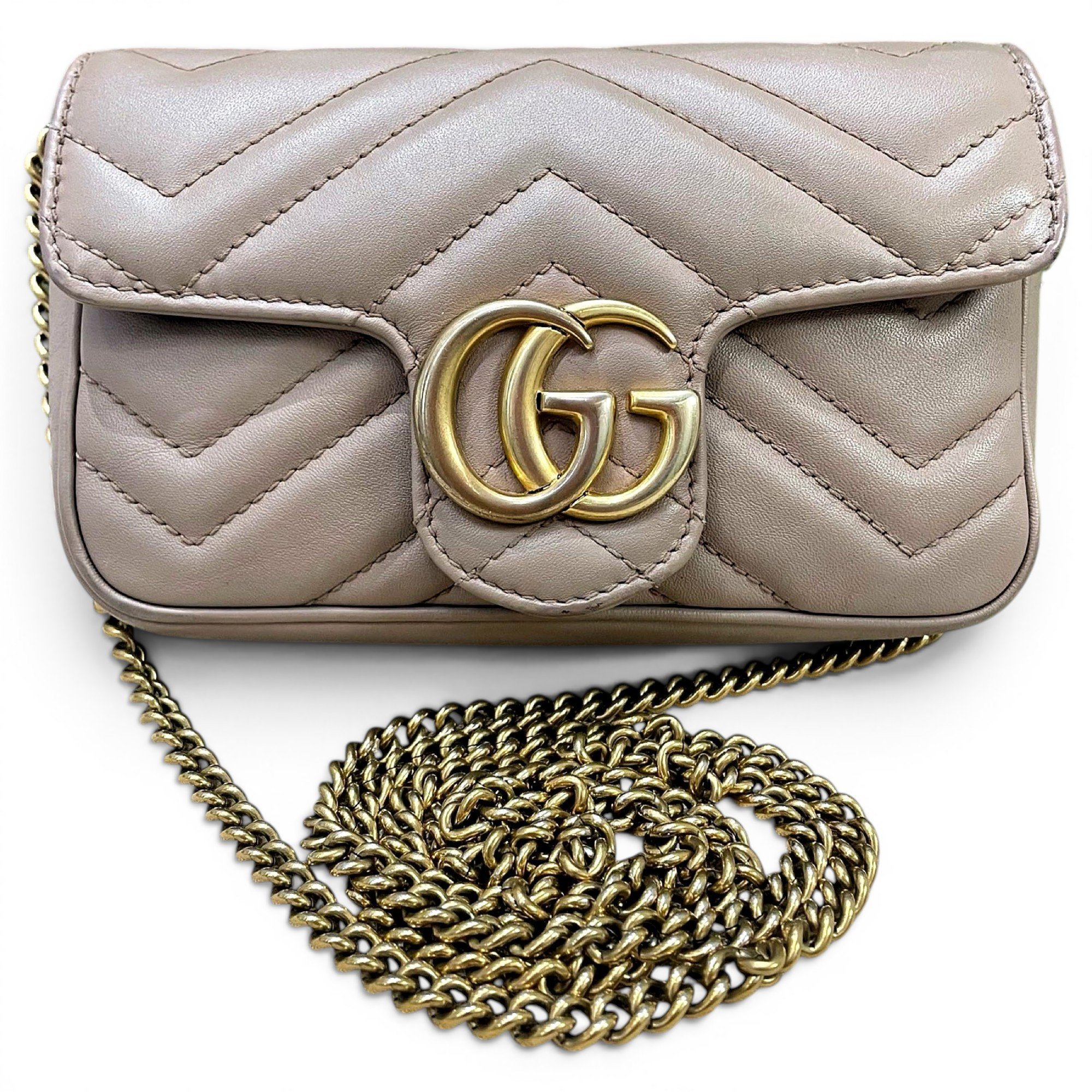 GG Marmont Flap leather mini bag