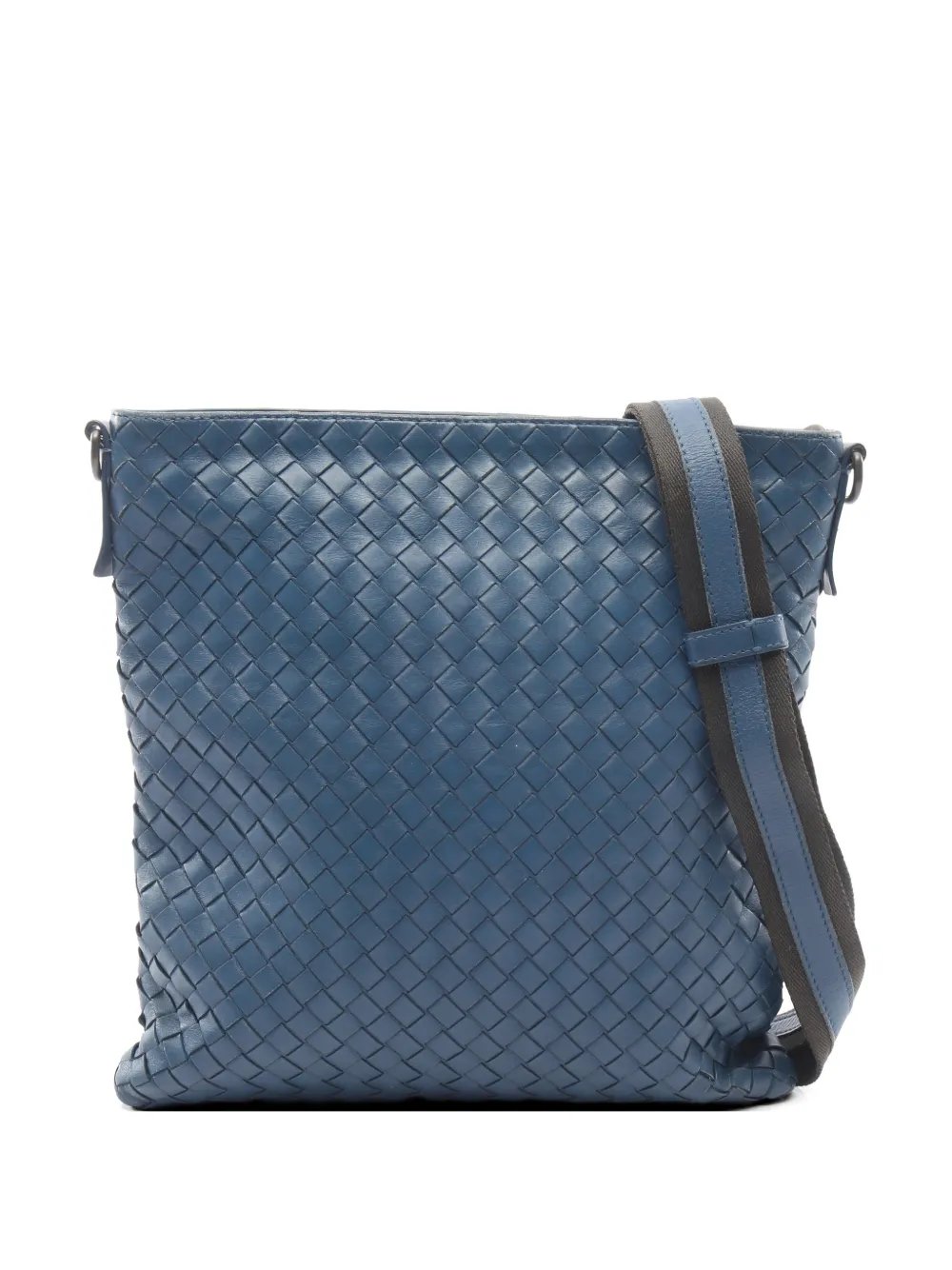2000s small Intrecciato messenger bag