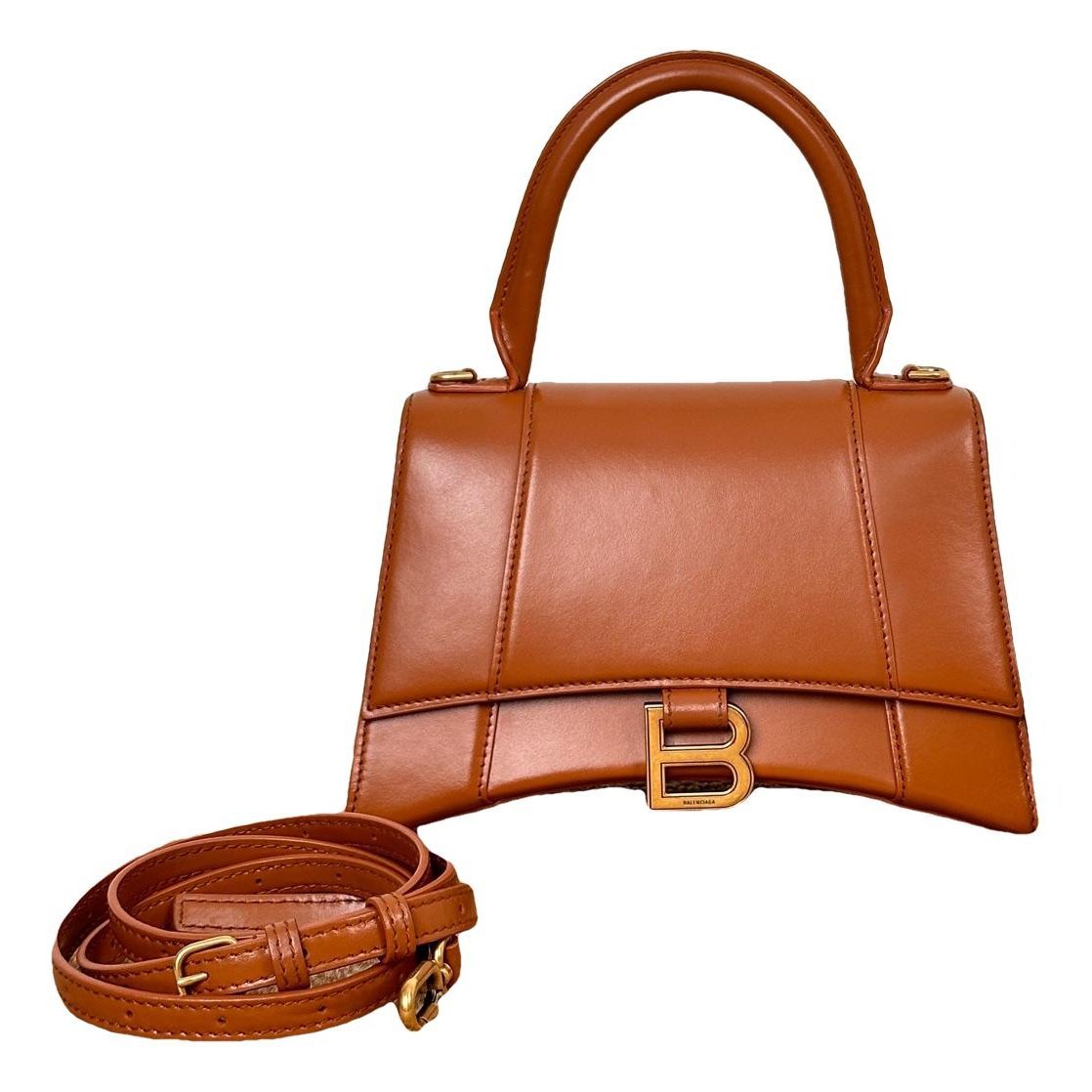 Balenciaga Hourglass leather handbag