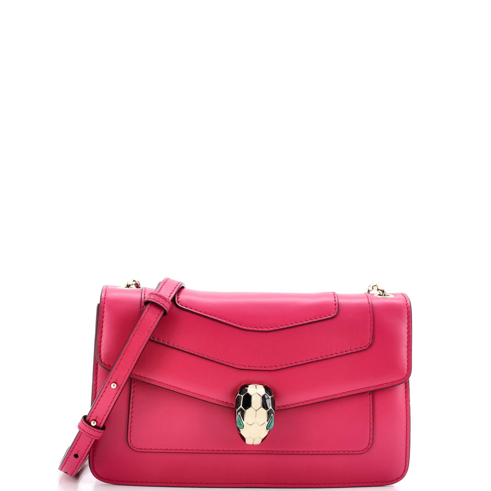 Serpenti Forever Shoulder Bag Leather Small