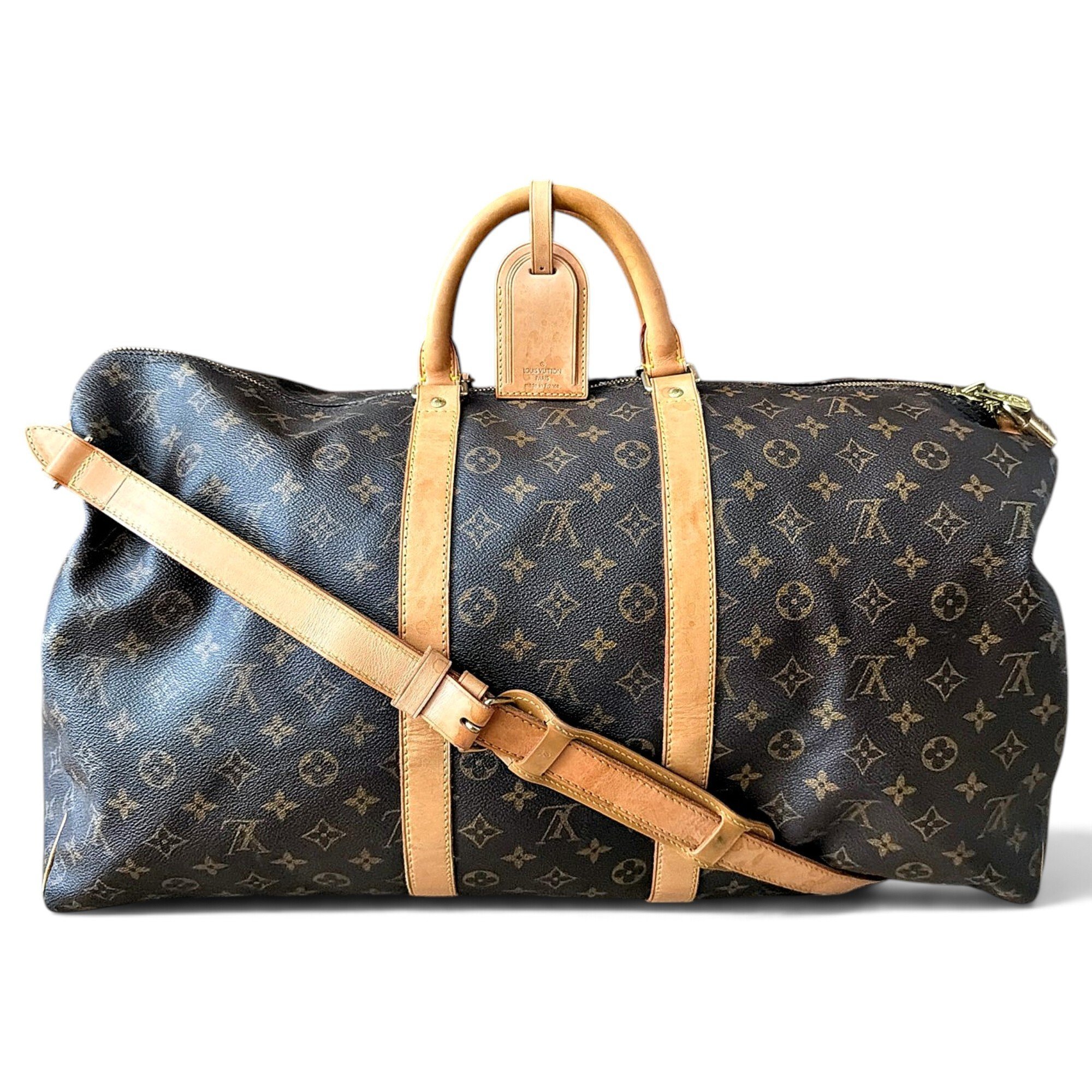 Keepall leather 48h bag