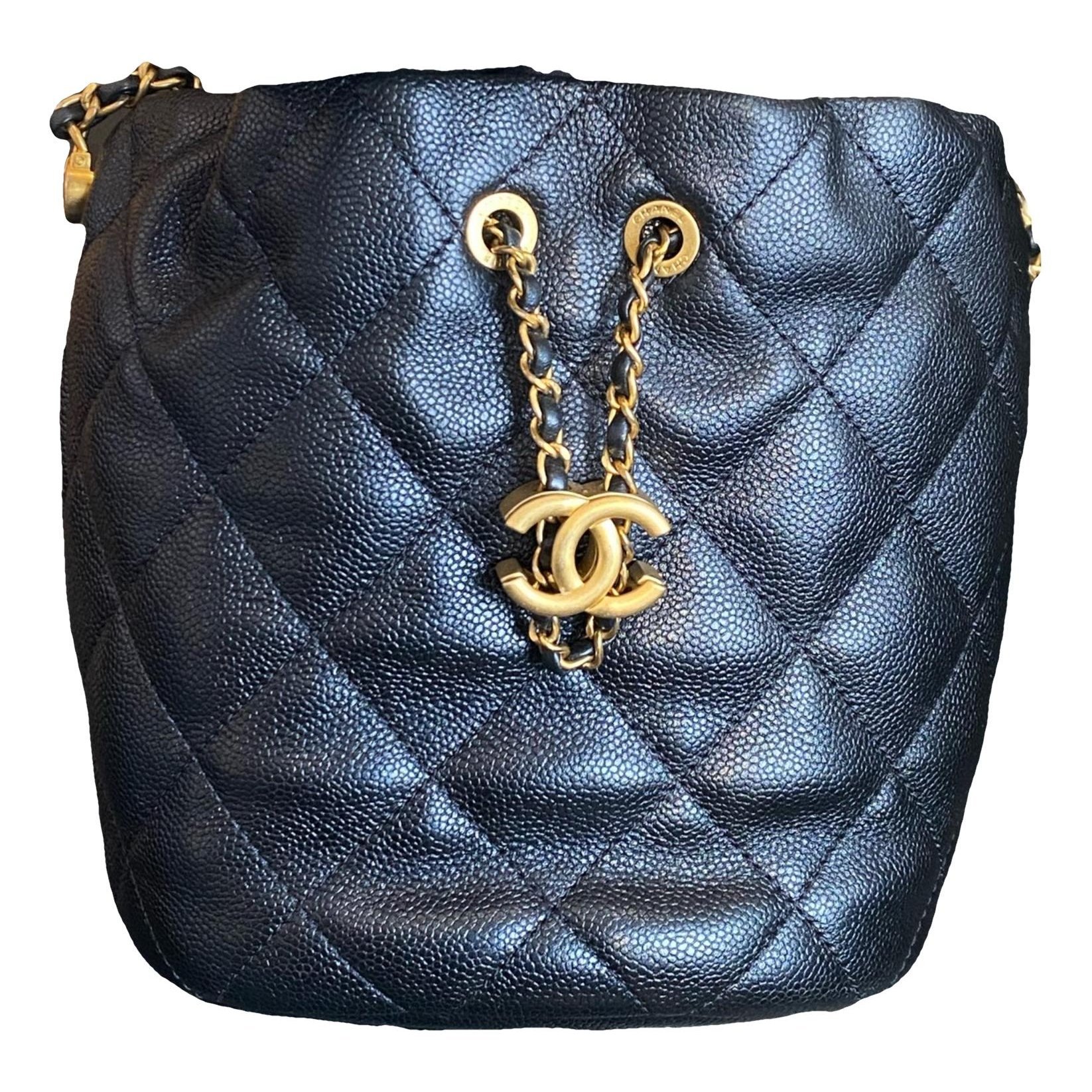 Trendy CC Vanity leather handbag