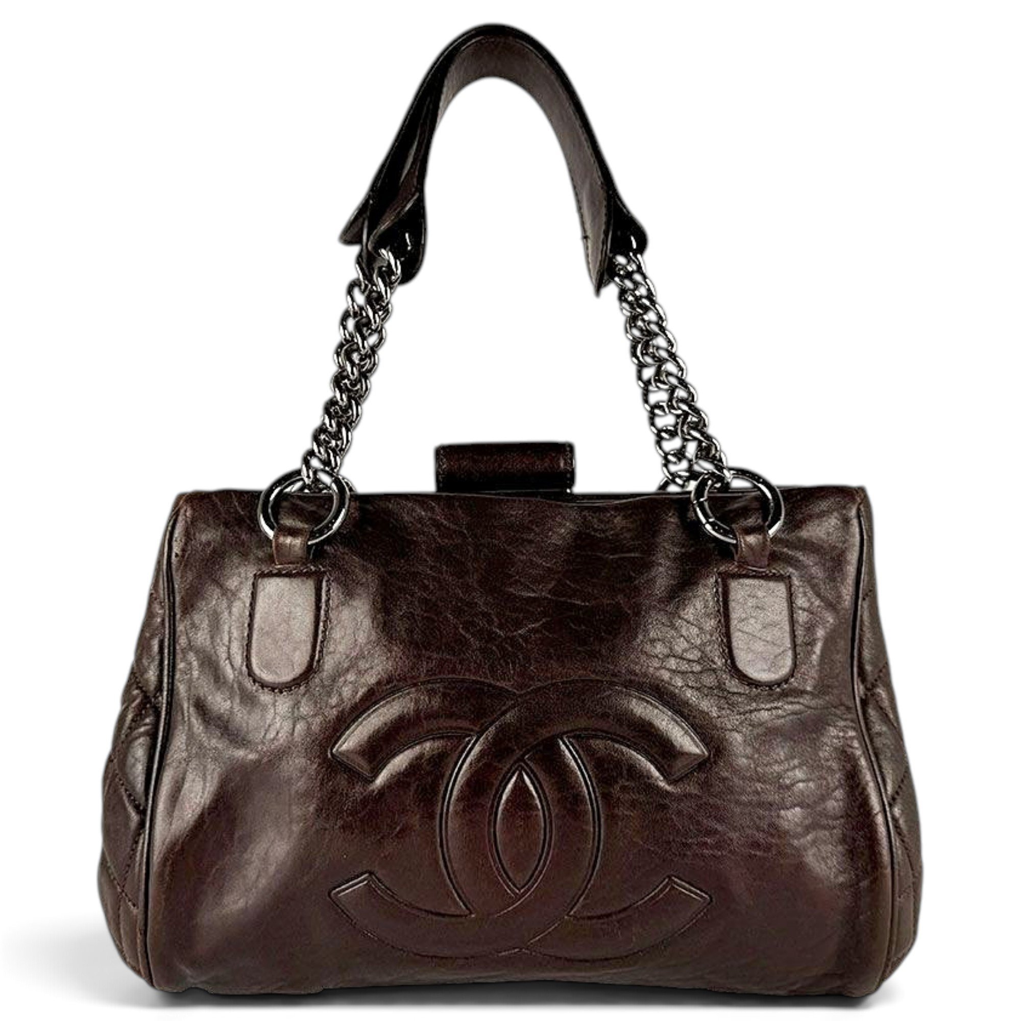 Leather handbag