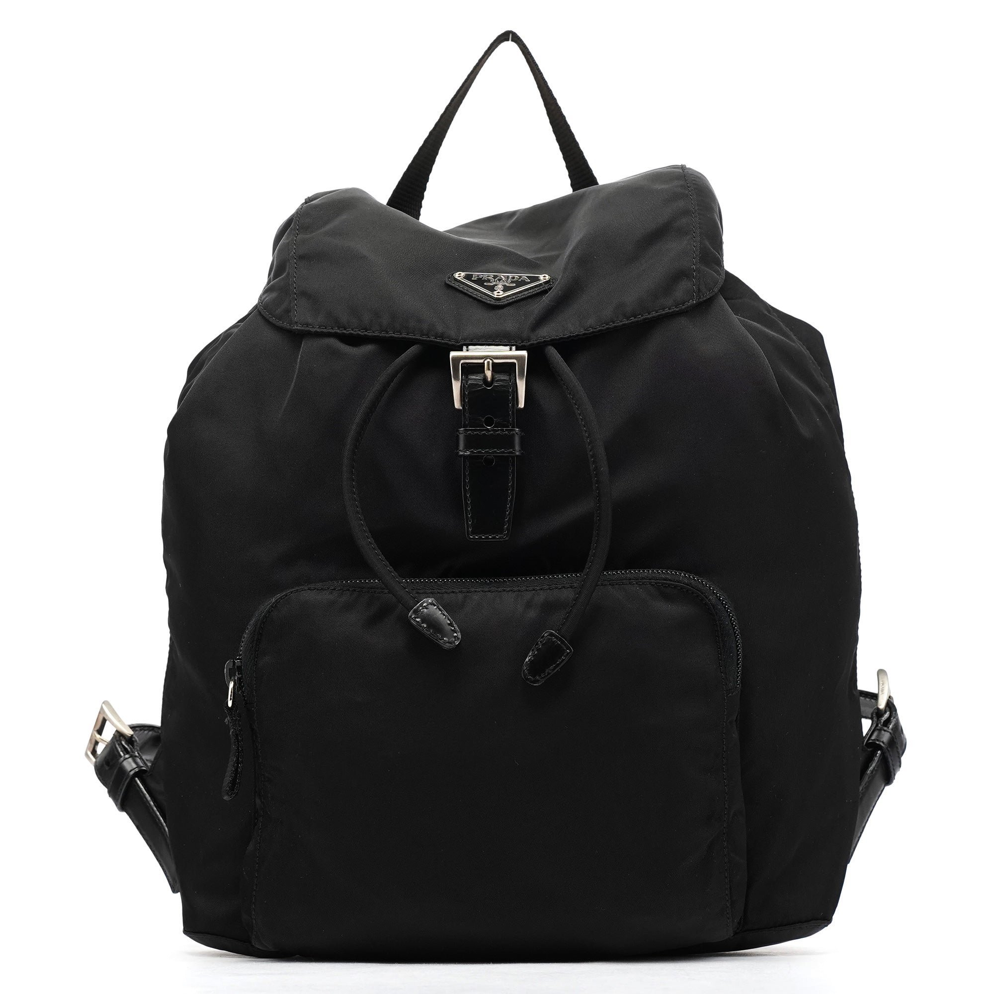 Leather backpack