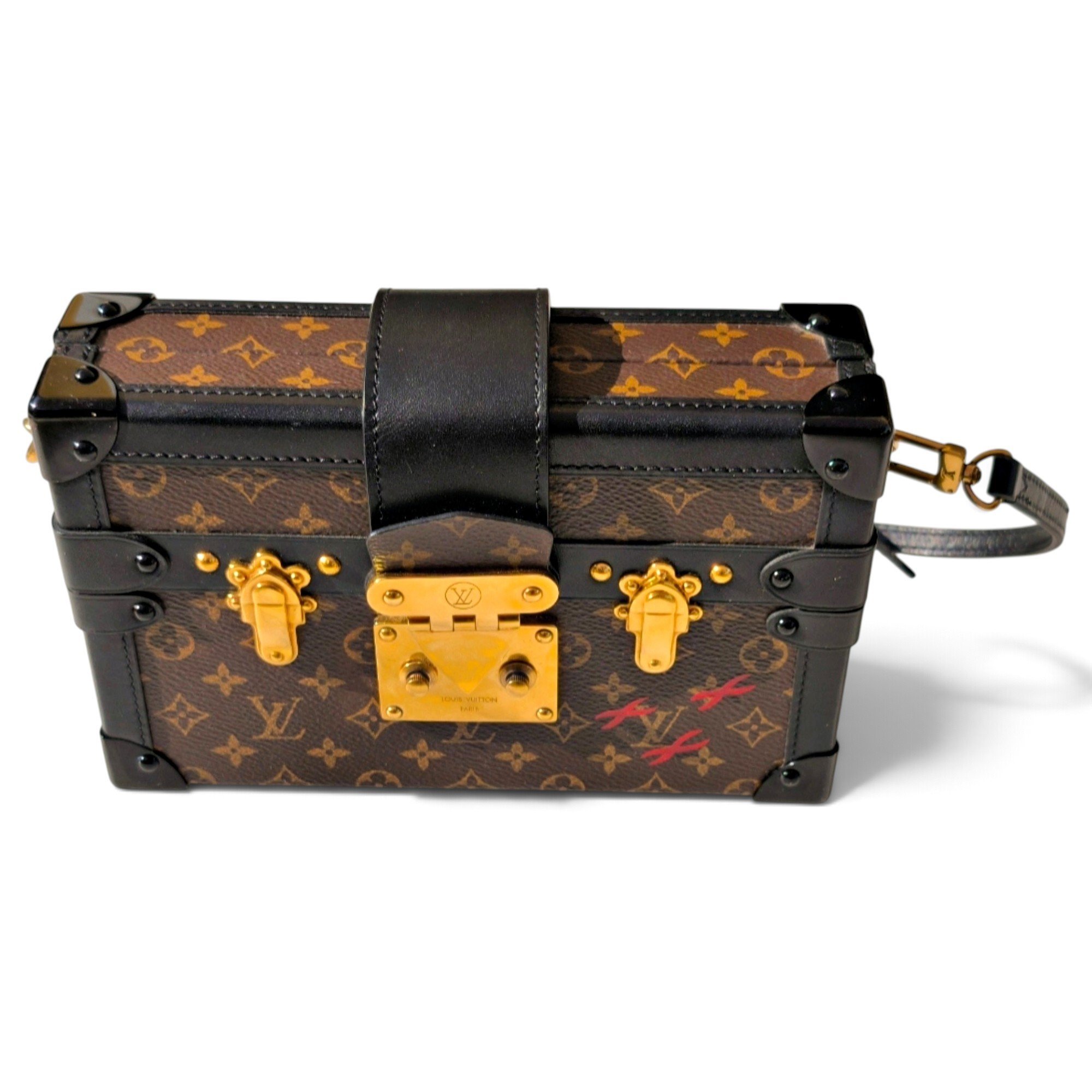 Louis Vuitton Petite Malle cloth crossbody bag