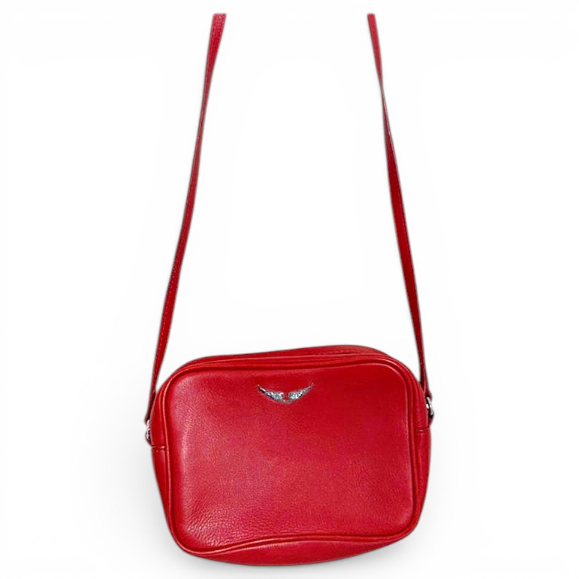 Rock leather crossbody bag