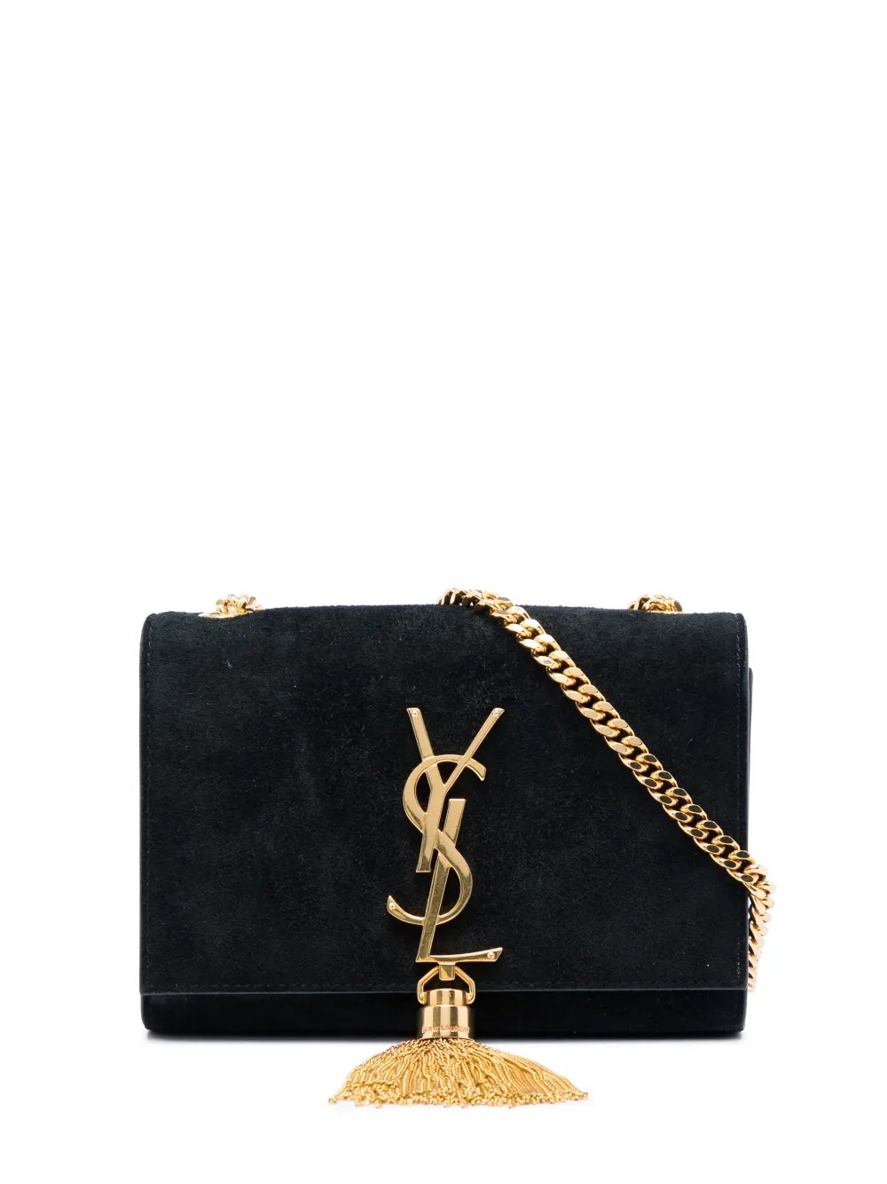 2016 Small Suede Monogram Kate Tassel crossbody bag