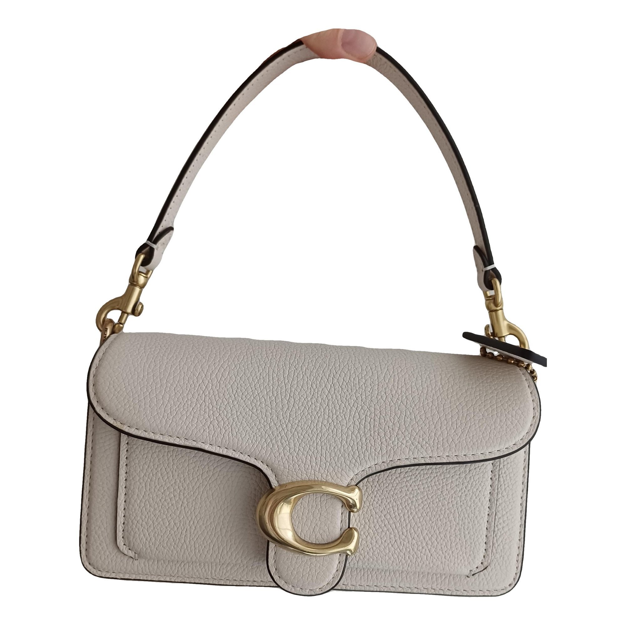 Signature Sufflette leather clutch bag