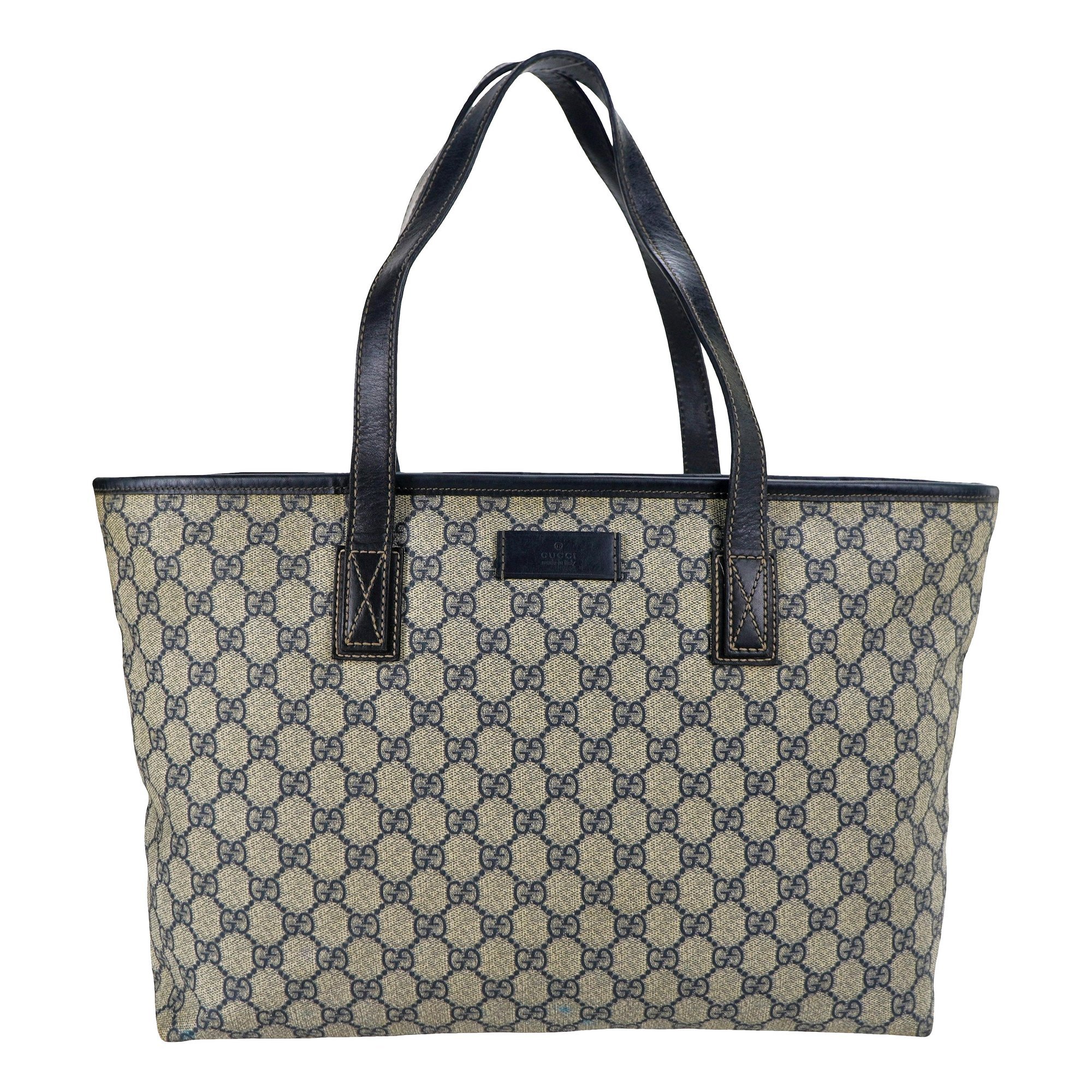 Leather tote