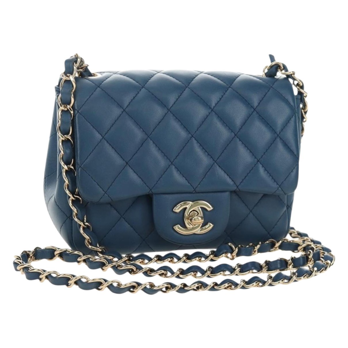 Trendy CC Flap leather handbag