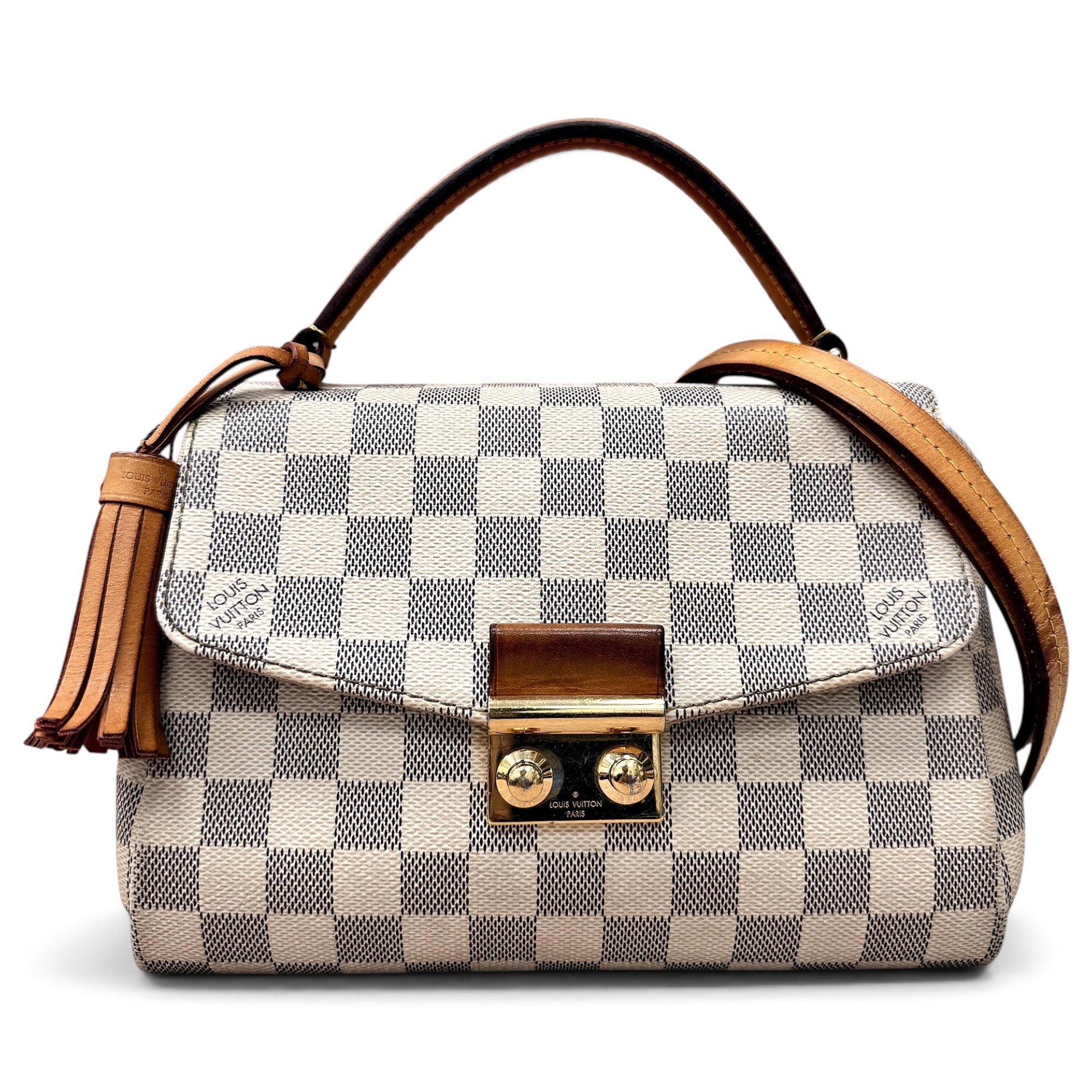 Croisette leather handbag