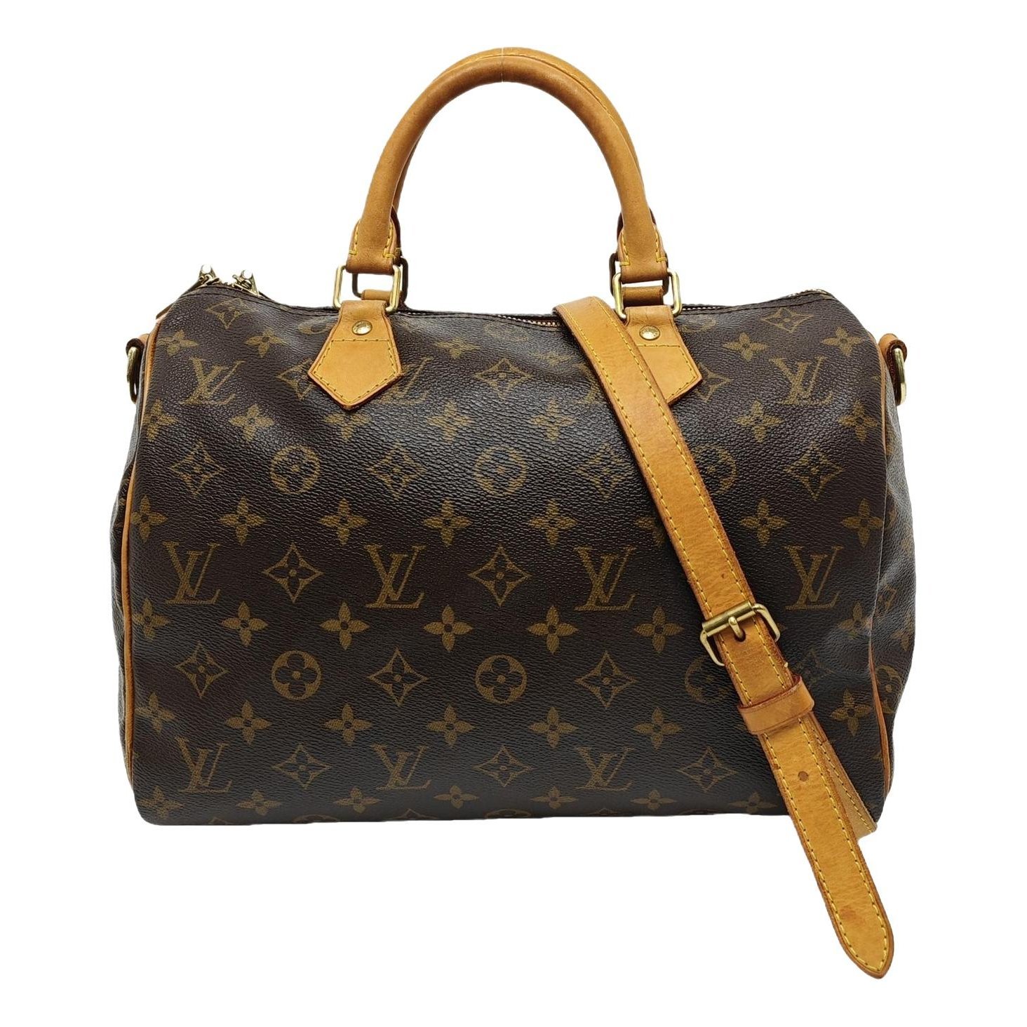 Nano Speedy / Mini HL leather handbag