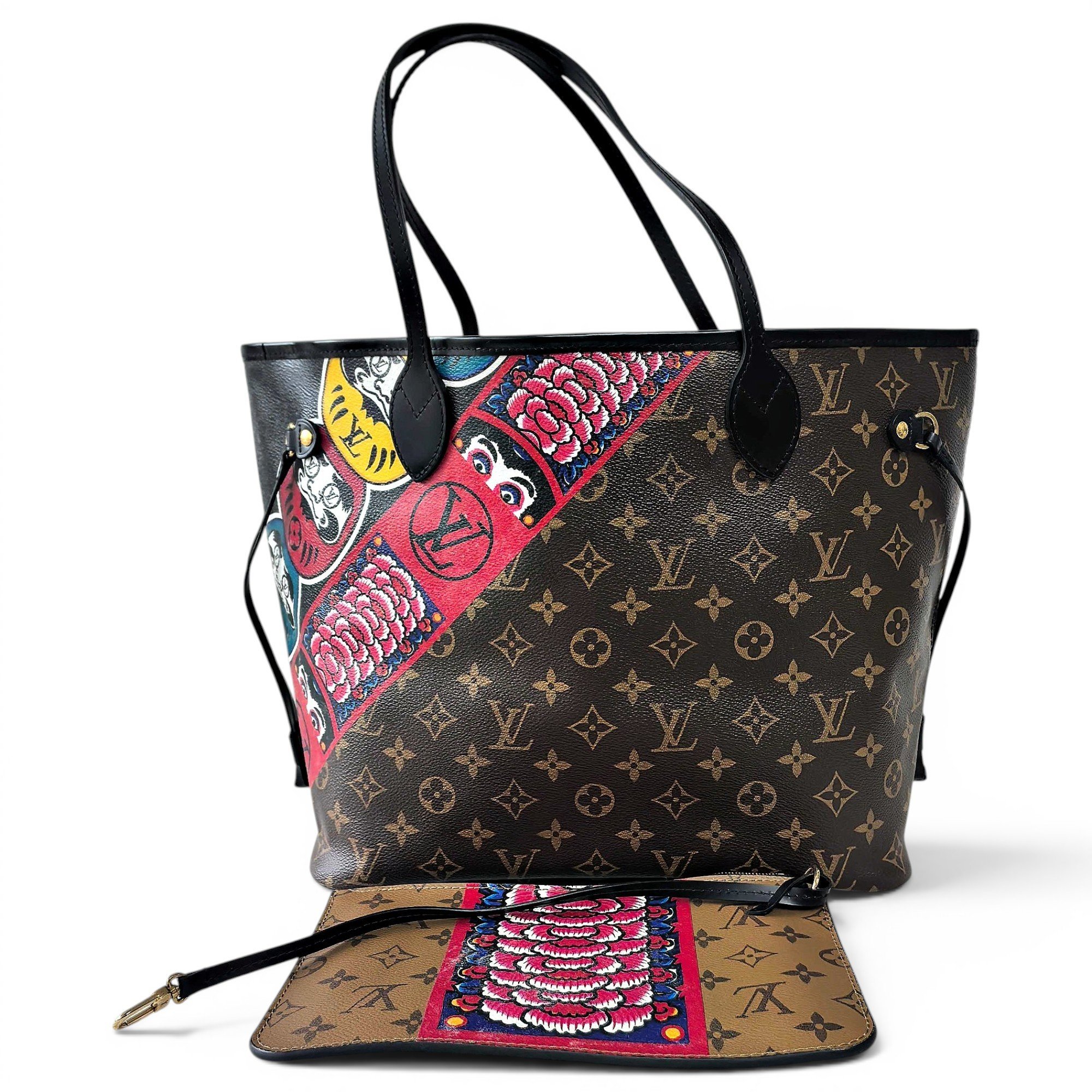 Neverfull leather handbag