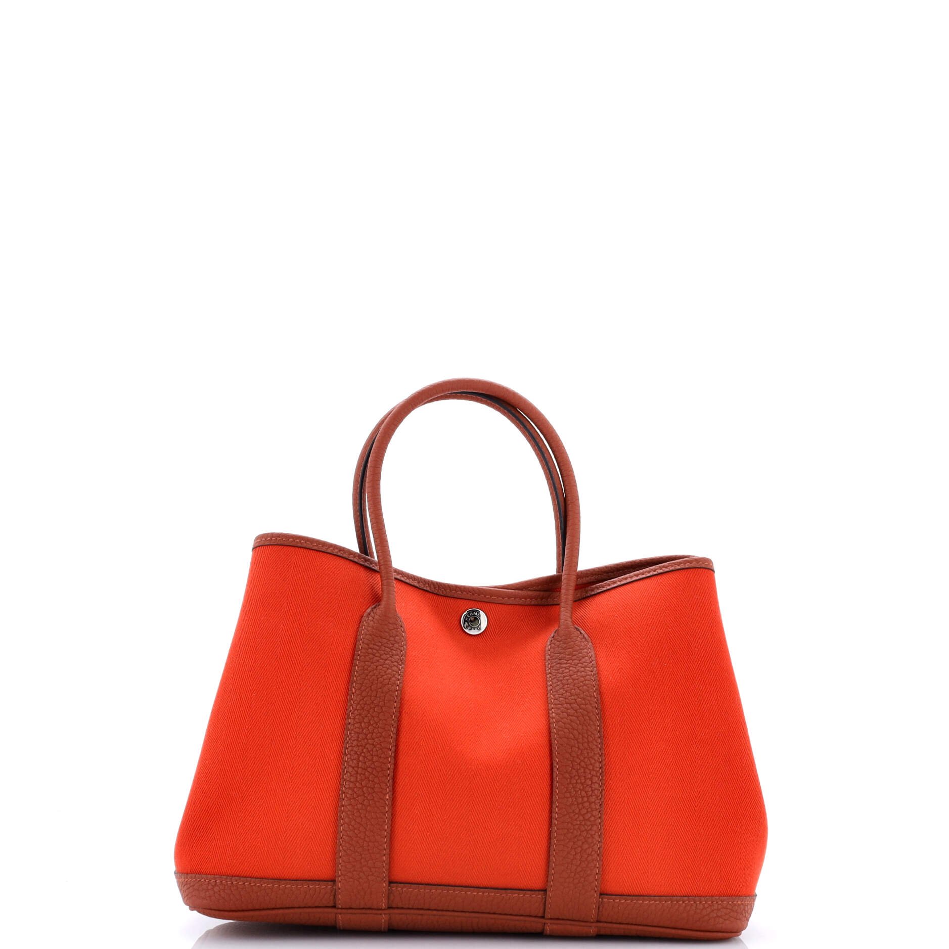 Hermes Garden Party Tote Toile and Leather 30