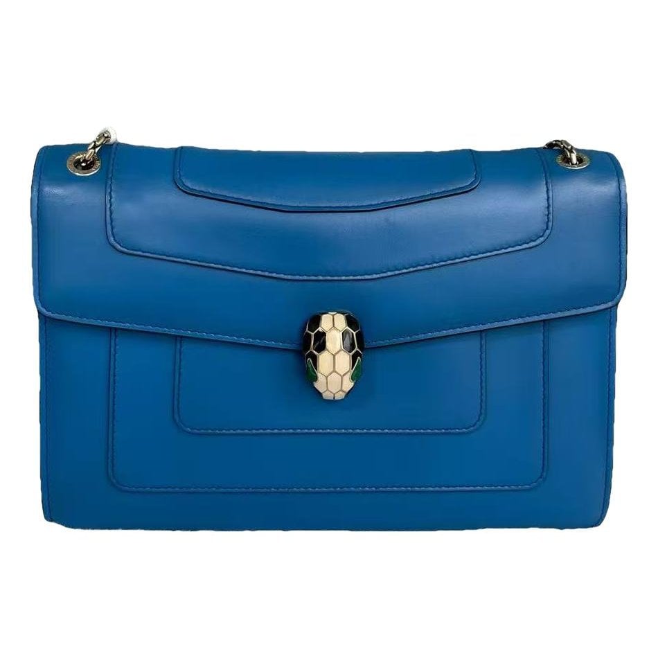 Serpenti leather handbag