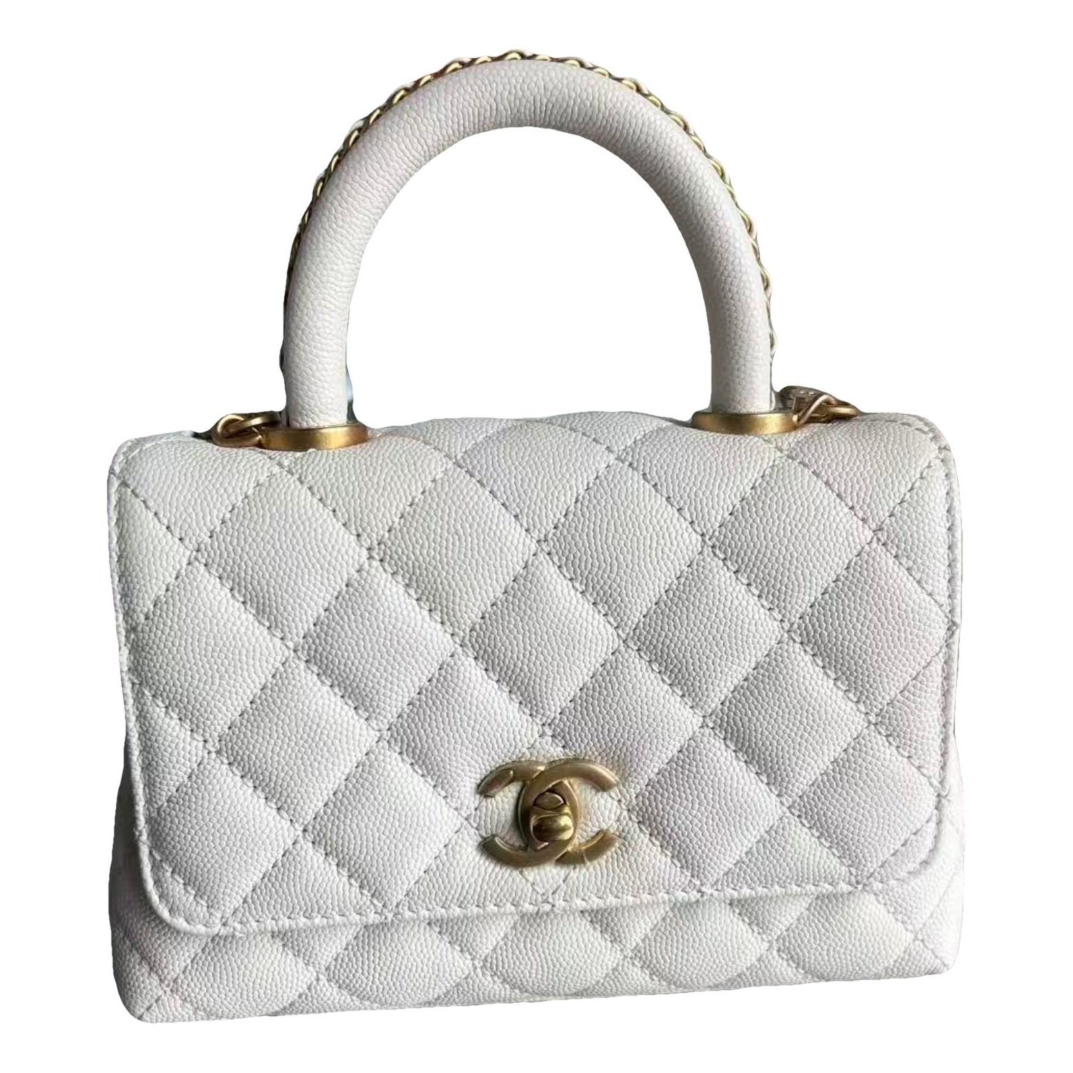 Coco Handle leather handbag