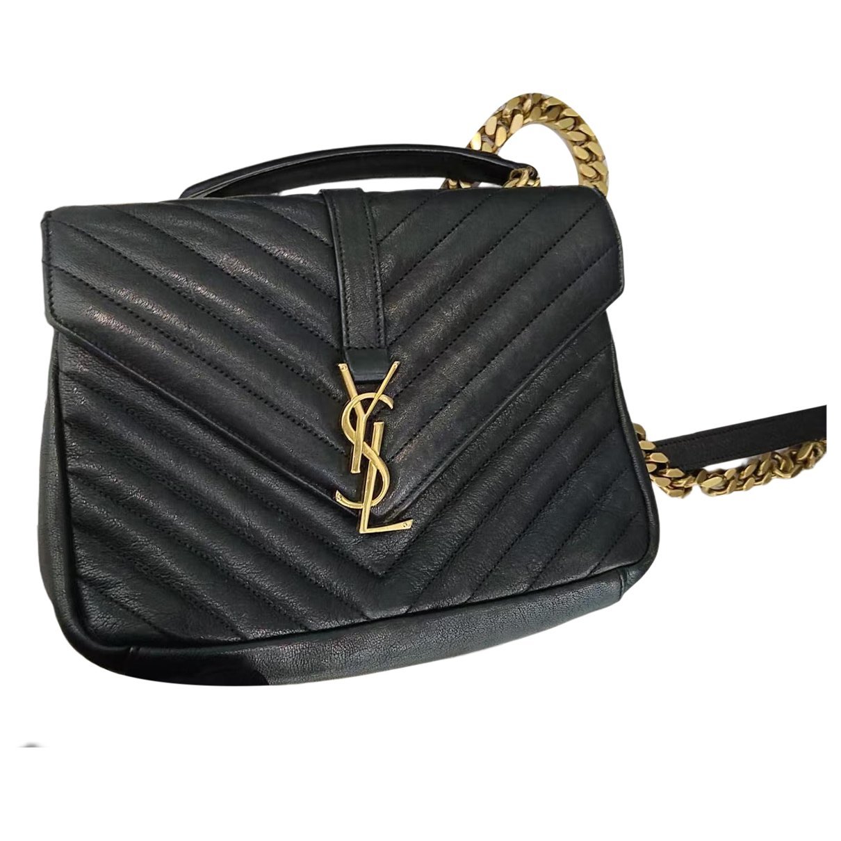 Leather handbag