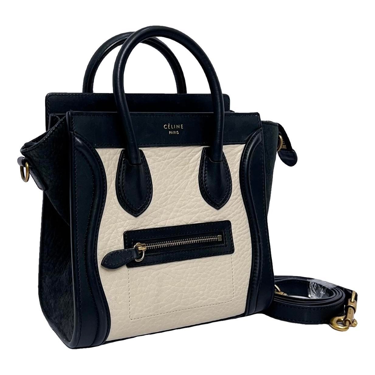 Nano Luggage leather handbag