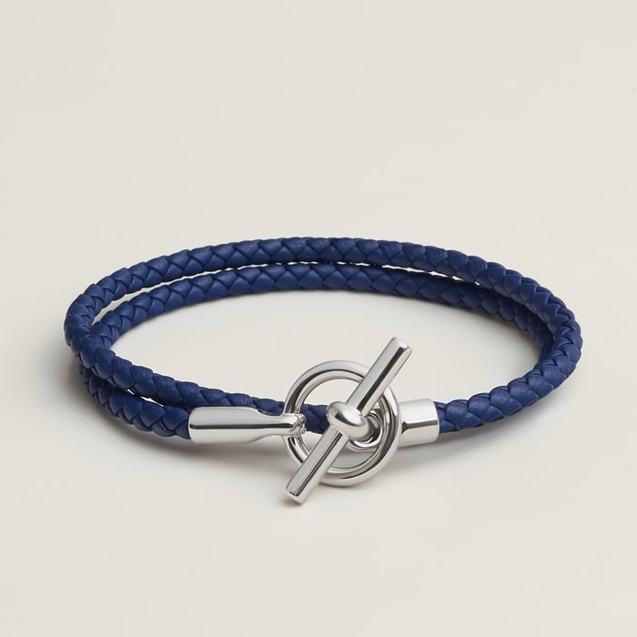 Bleu Saphir Glenan Double Tour Bracelet