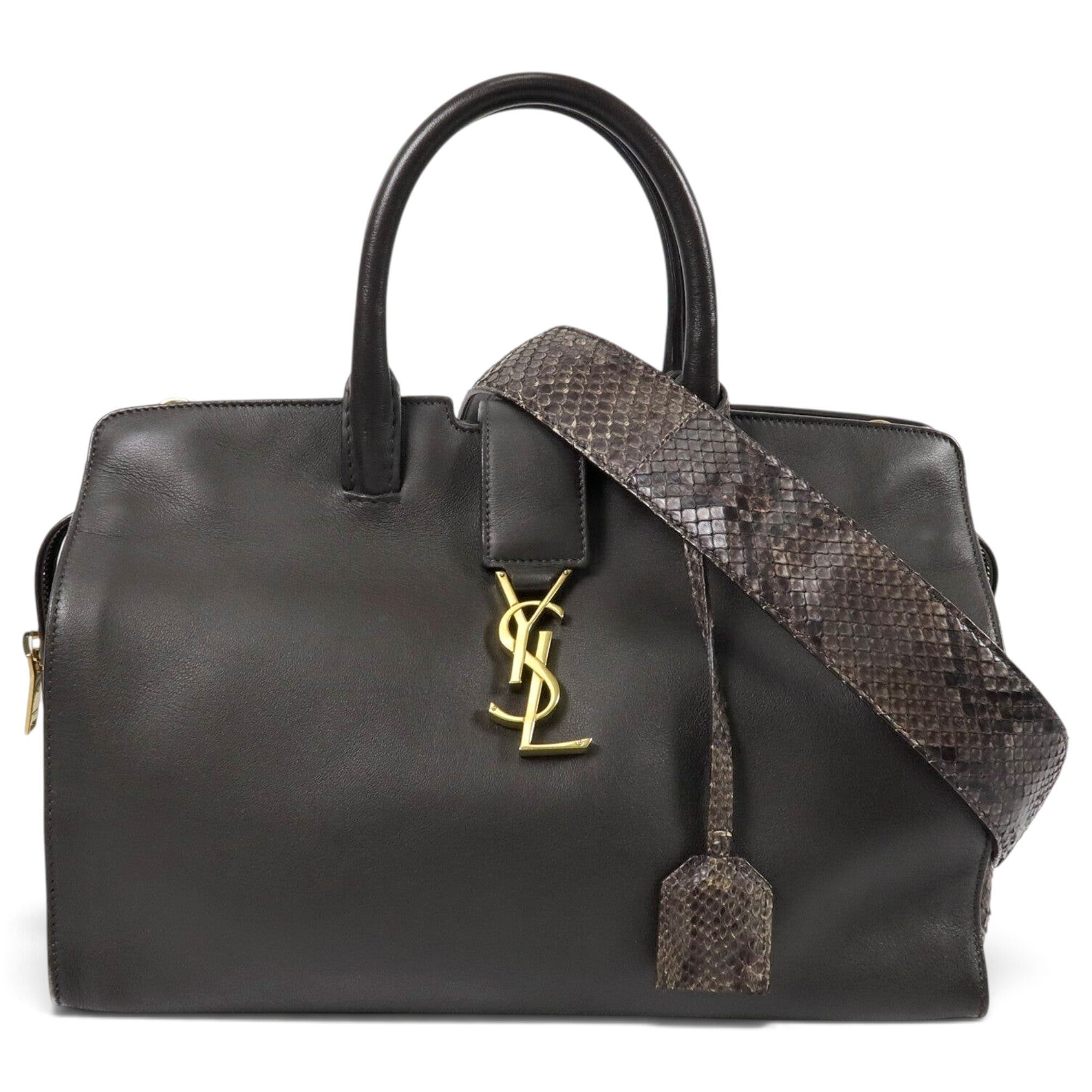 Uptown leather handbag