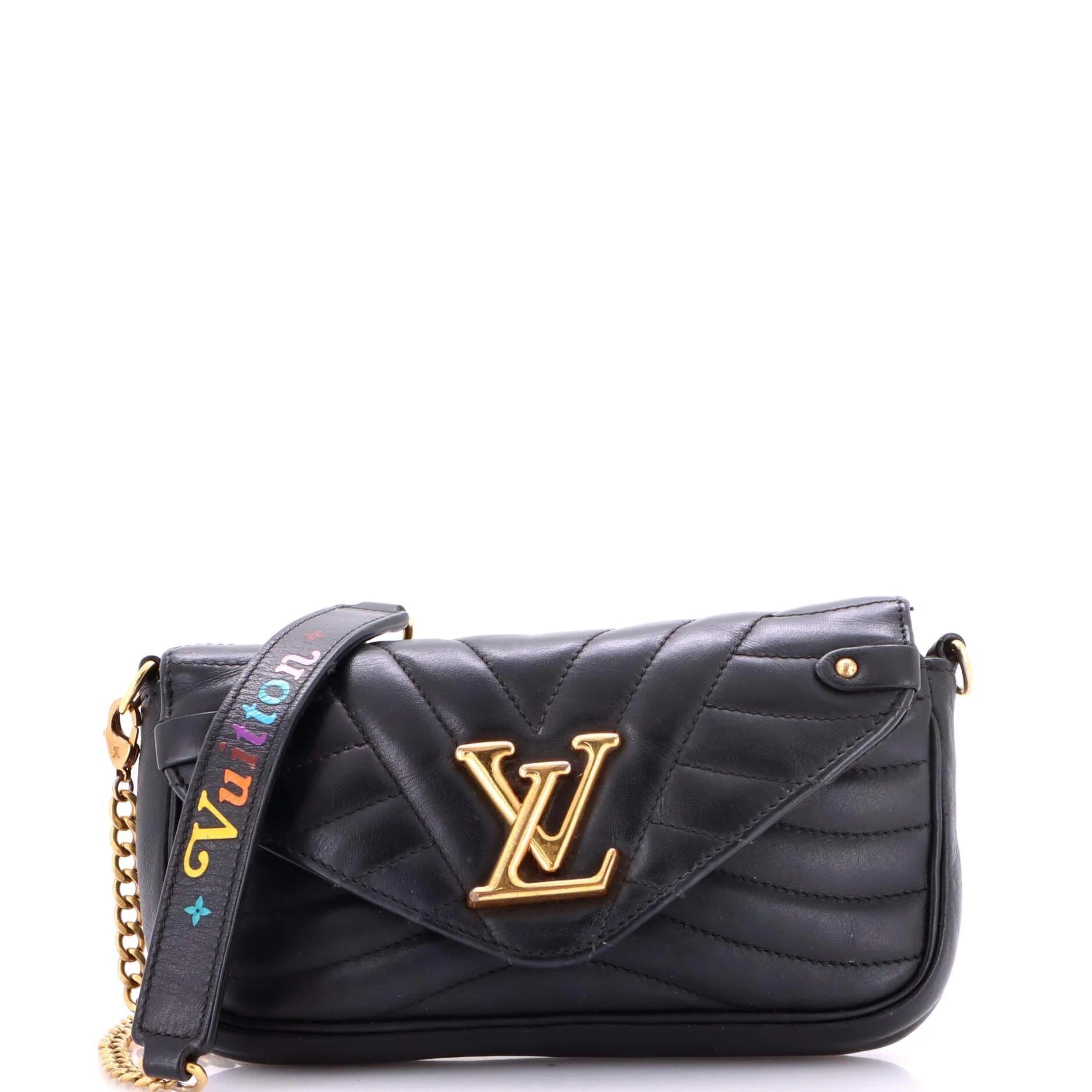 Leather clutch bag