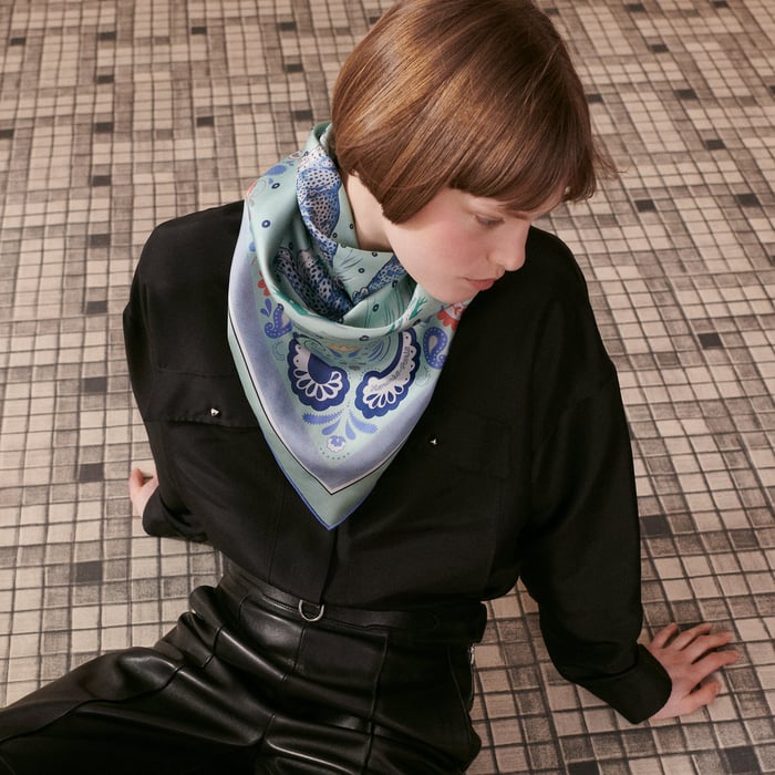Guepards Bandana Double Face Scarf 90