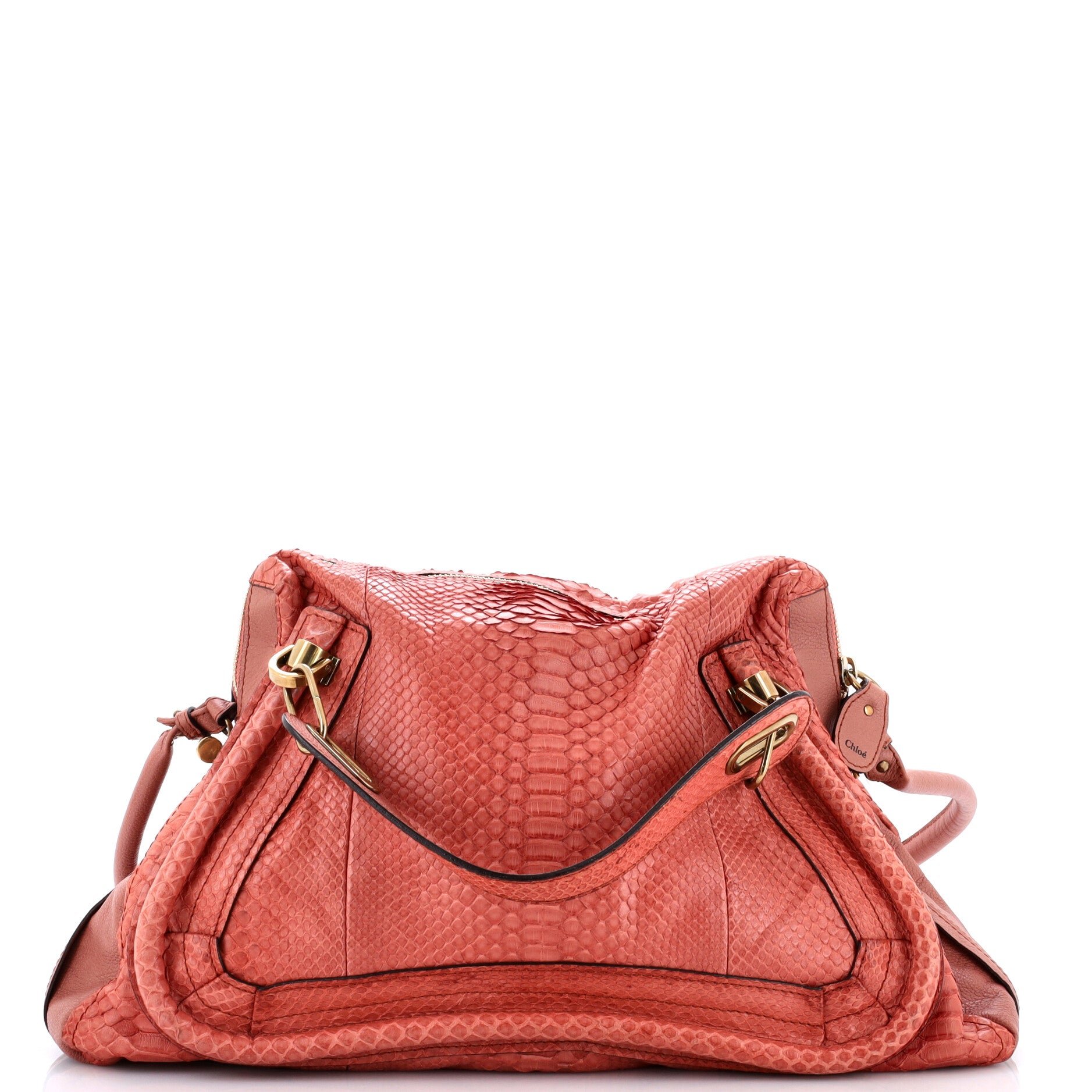 Paraty Top Handle Bag Python Medium