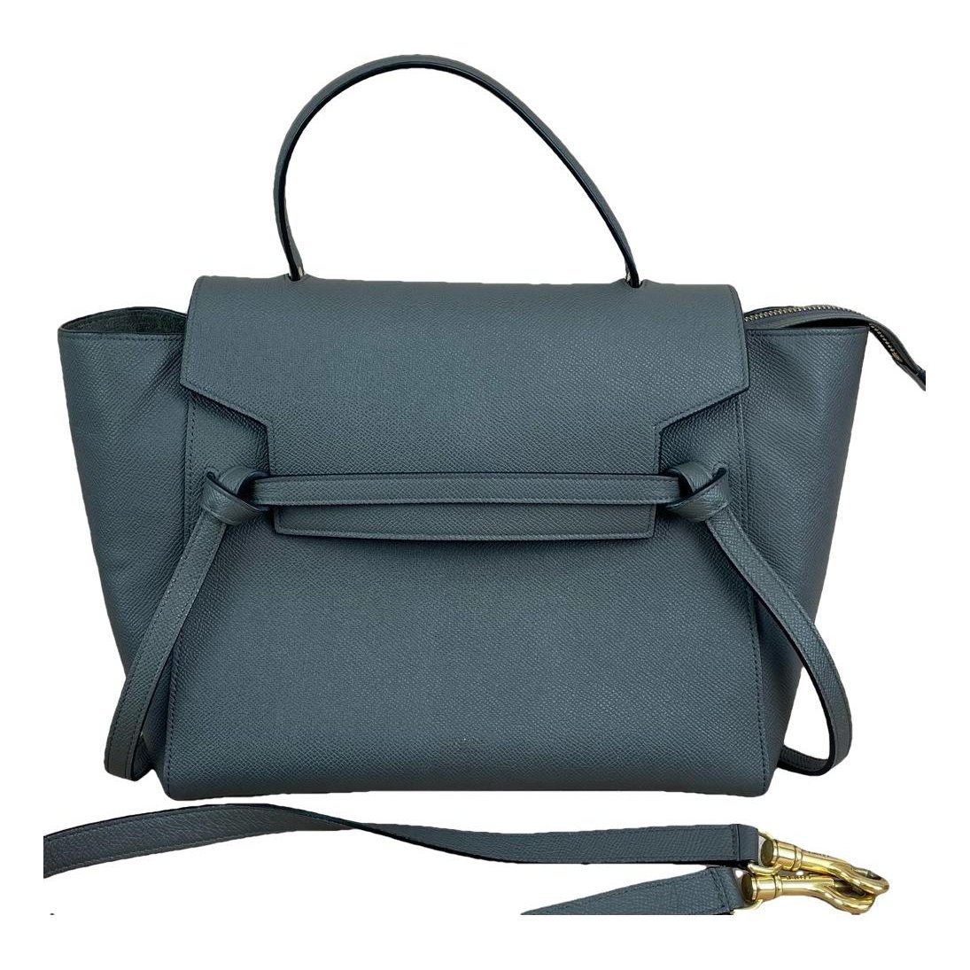 Belt leather handbag
