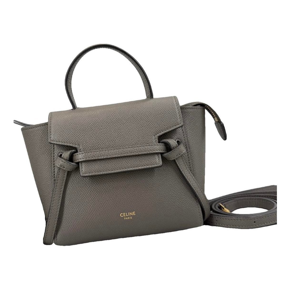 Belt leather handbag