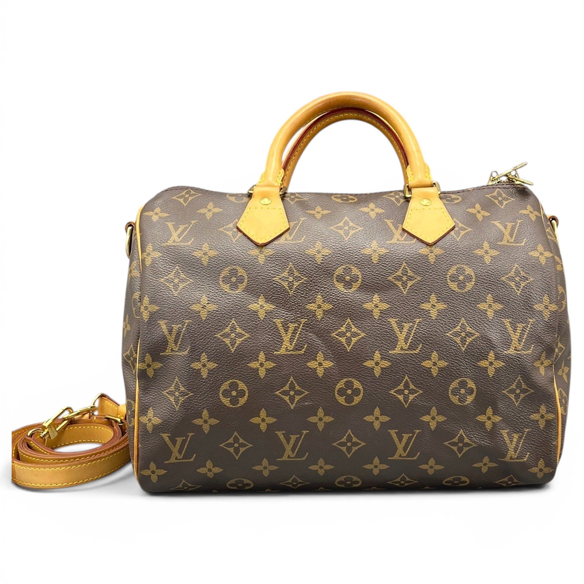Speedy Bandoulière leather crossbody bag