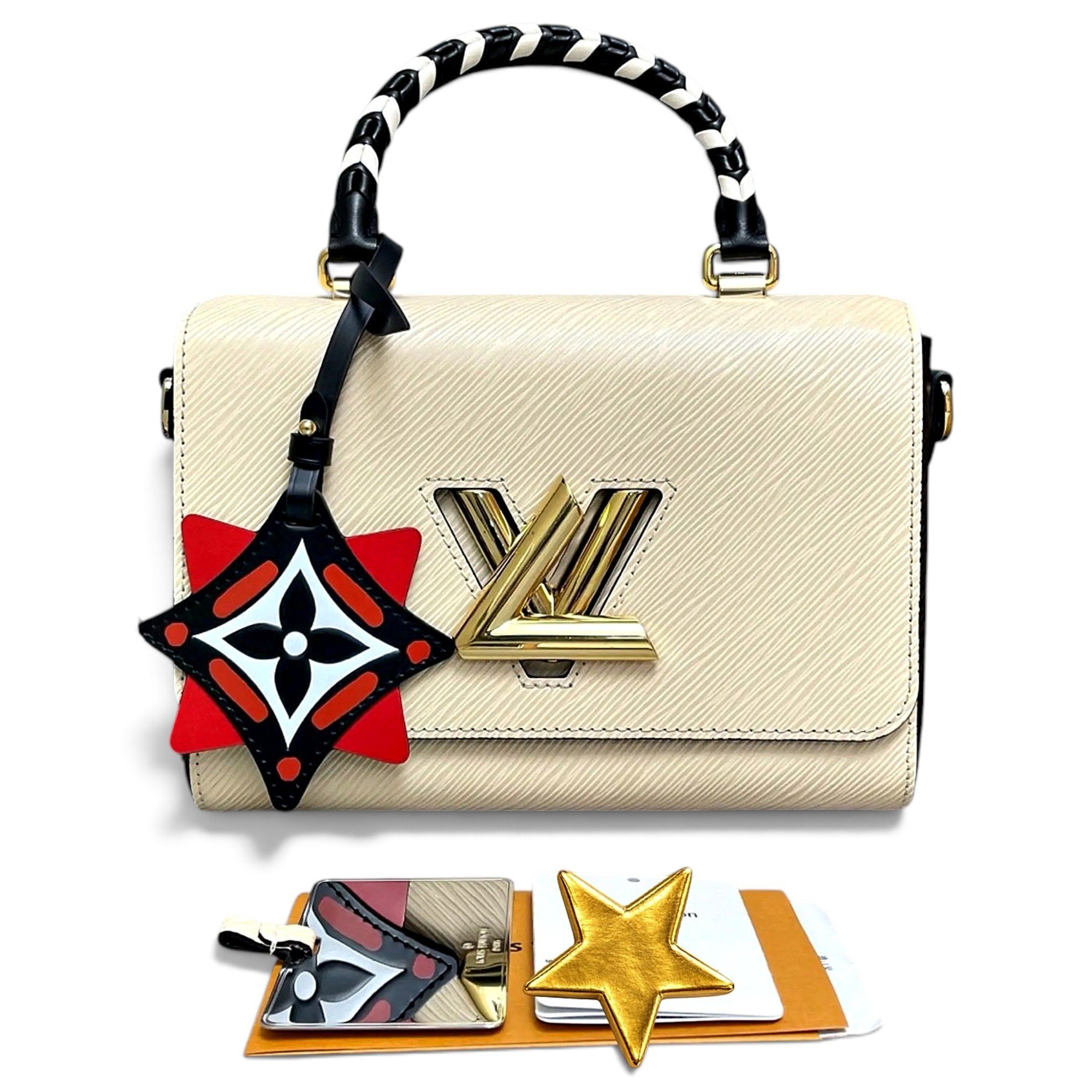 Twist One Handle leather crossbody bag