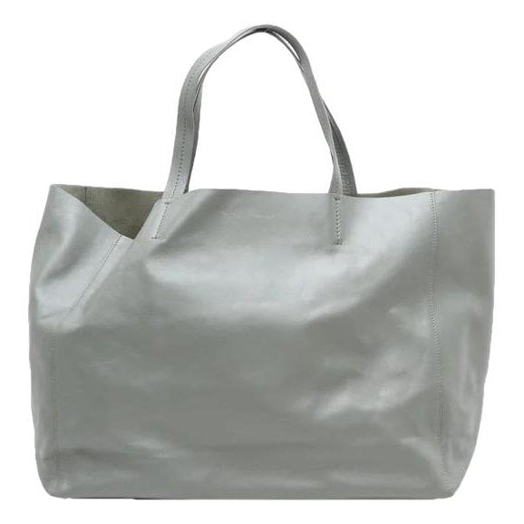 Cabas Horizotal leather tote