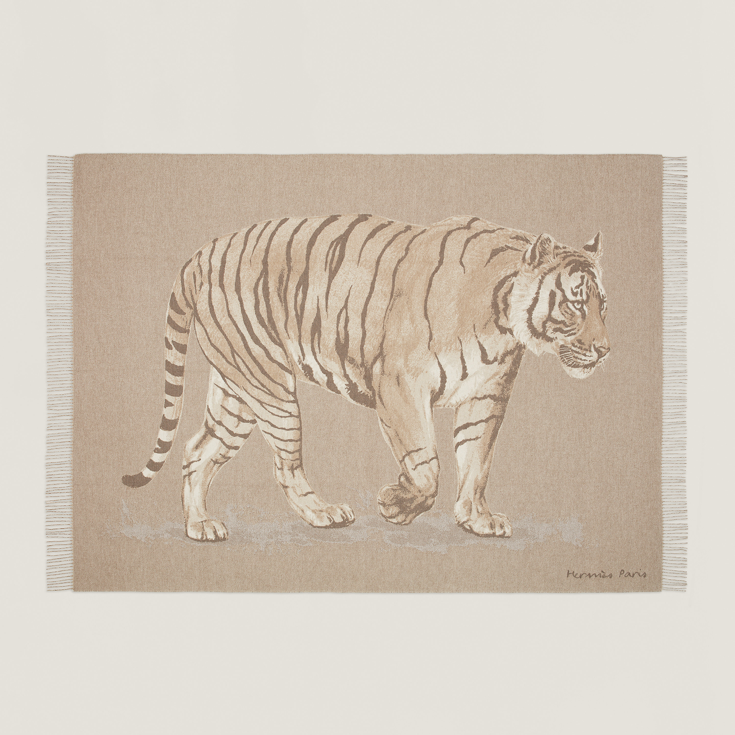 La Marche du Tigre blanket