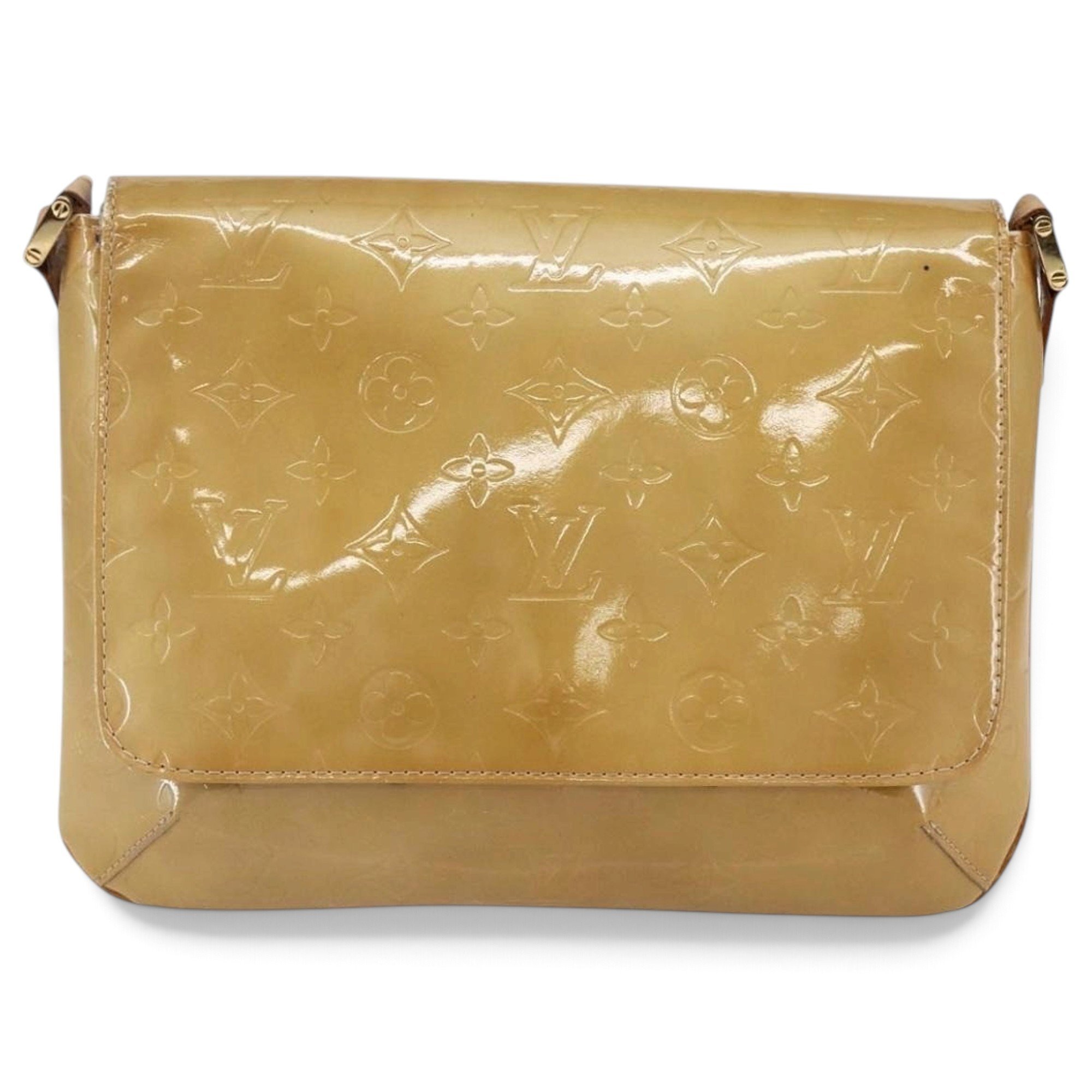 Thompson patent leather handbag