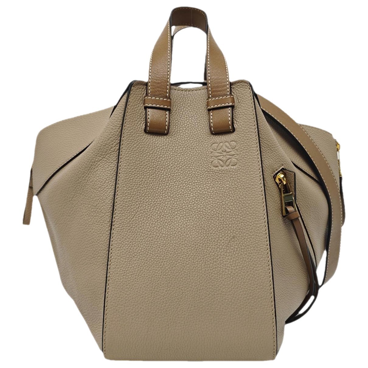 Hammock leather handbag