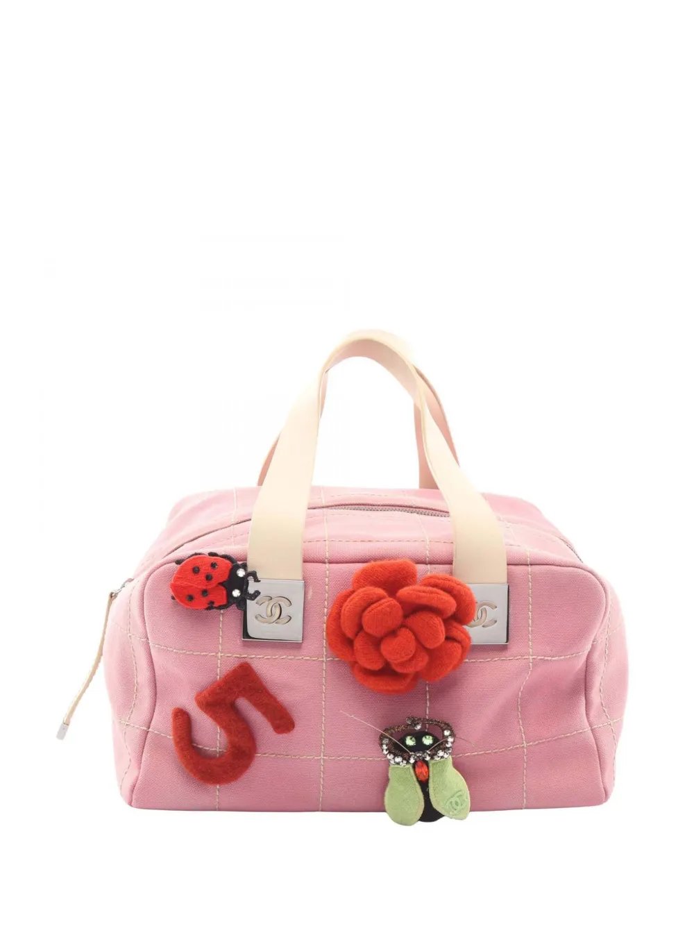 2003-2004 CC Canvas Chocolate Bar No.5 Camellia Bowling Bag handbag