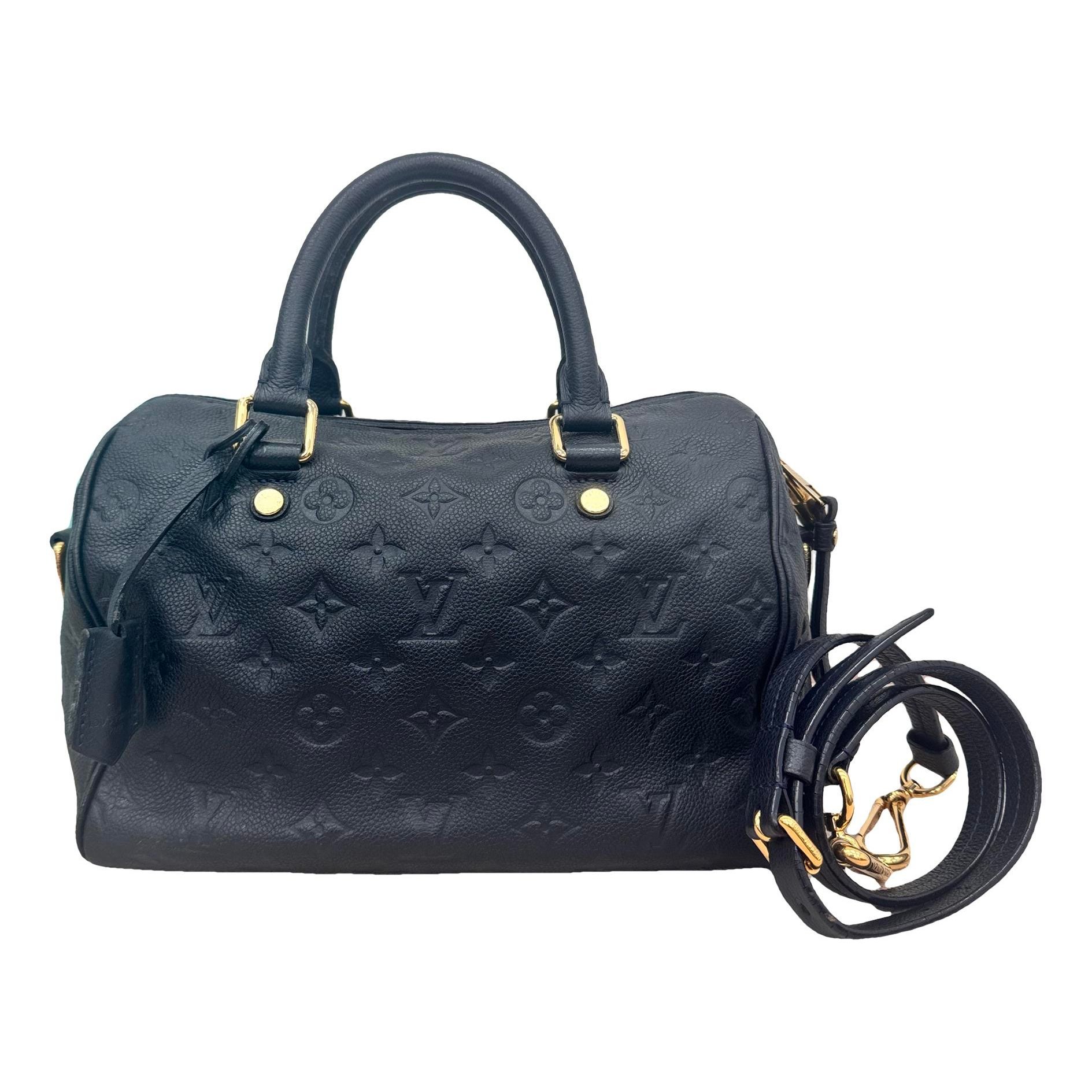 Speedy leather handbag