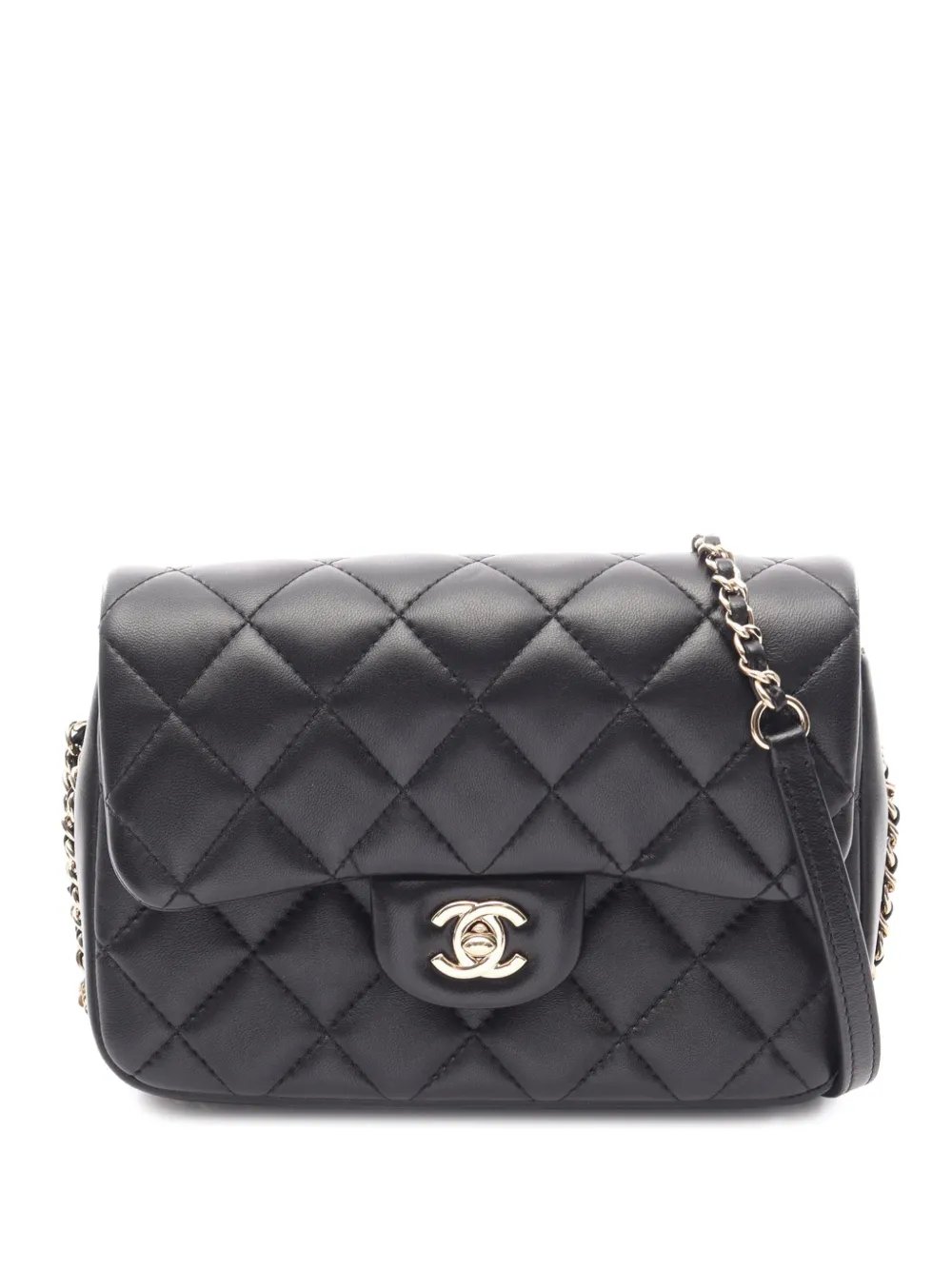 2019 Quilted Lambskin My Precious Pearls Chain Flap crossbody bag