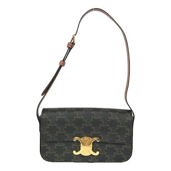 Triomphe leather handbag