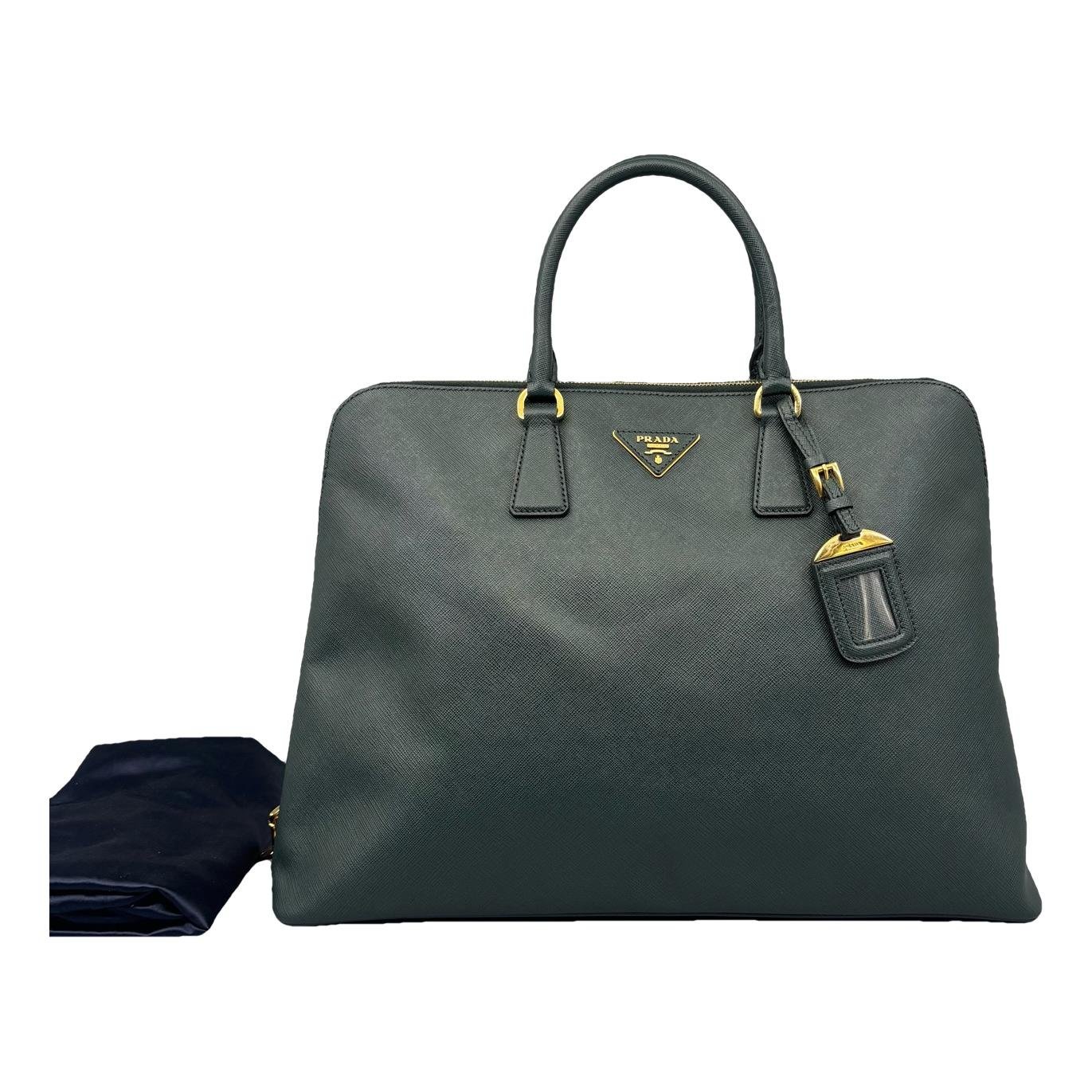 Promenade leather handbag