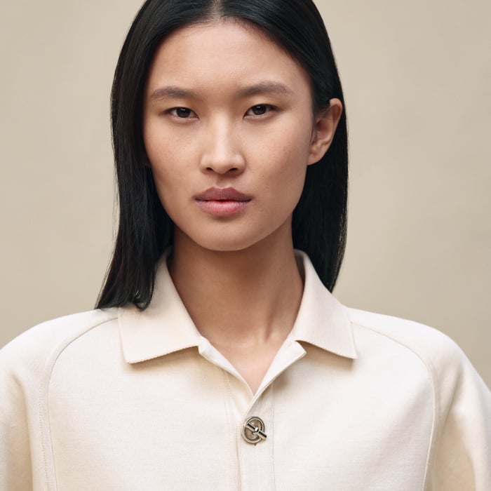 Blanc Cassé Polo Shirt Ith Raglan Sleeves